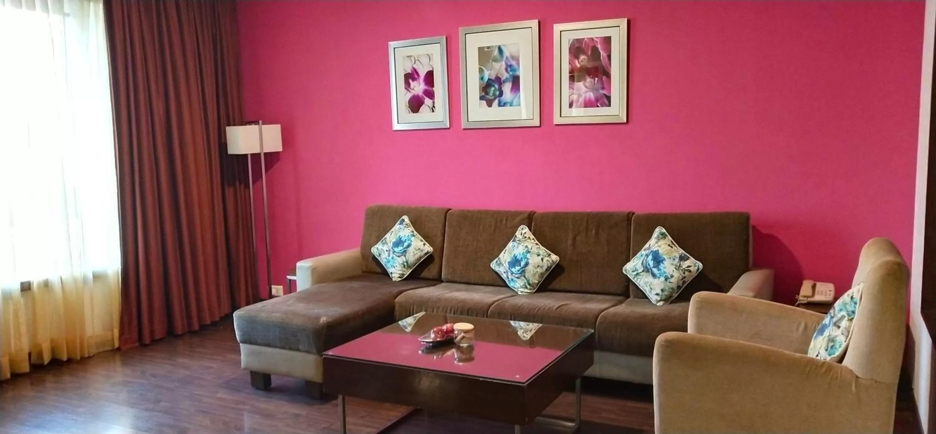 Living room in Royal Orchid Central, Pune