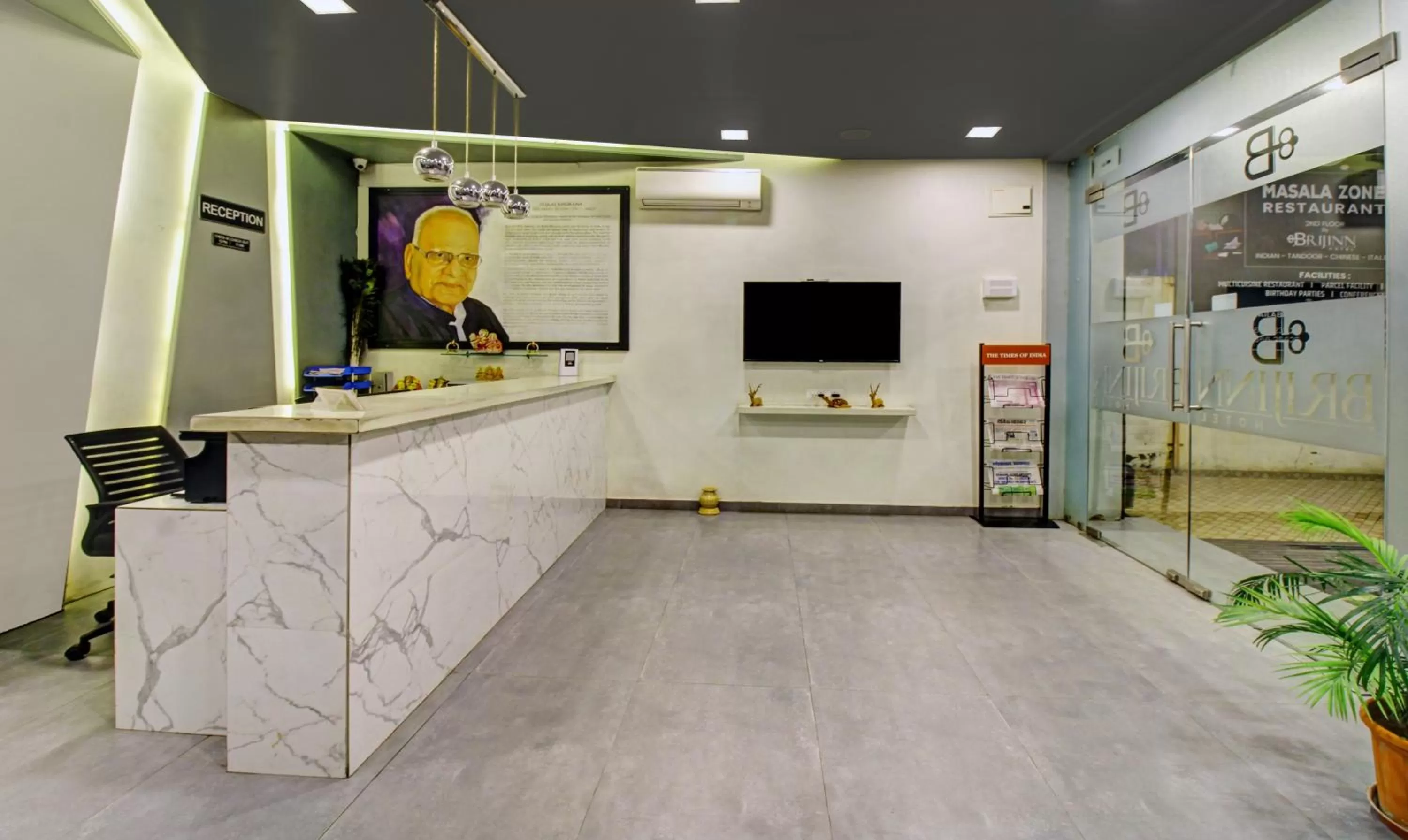 Lobby or reception in Treebo Premium Brijinn