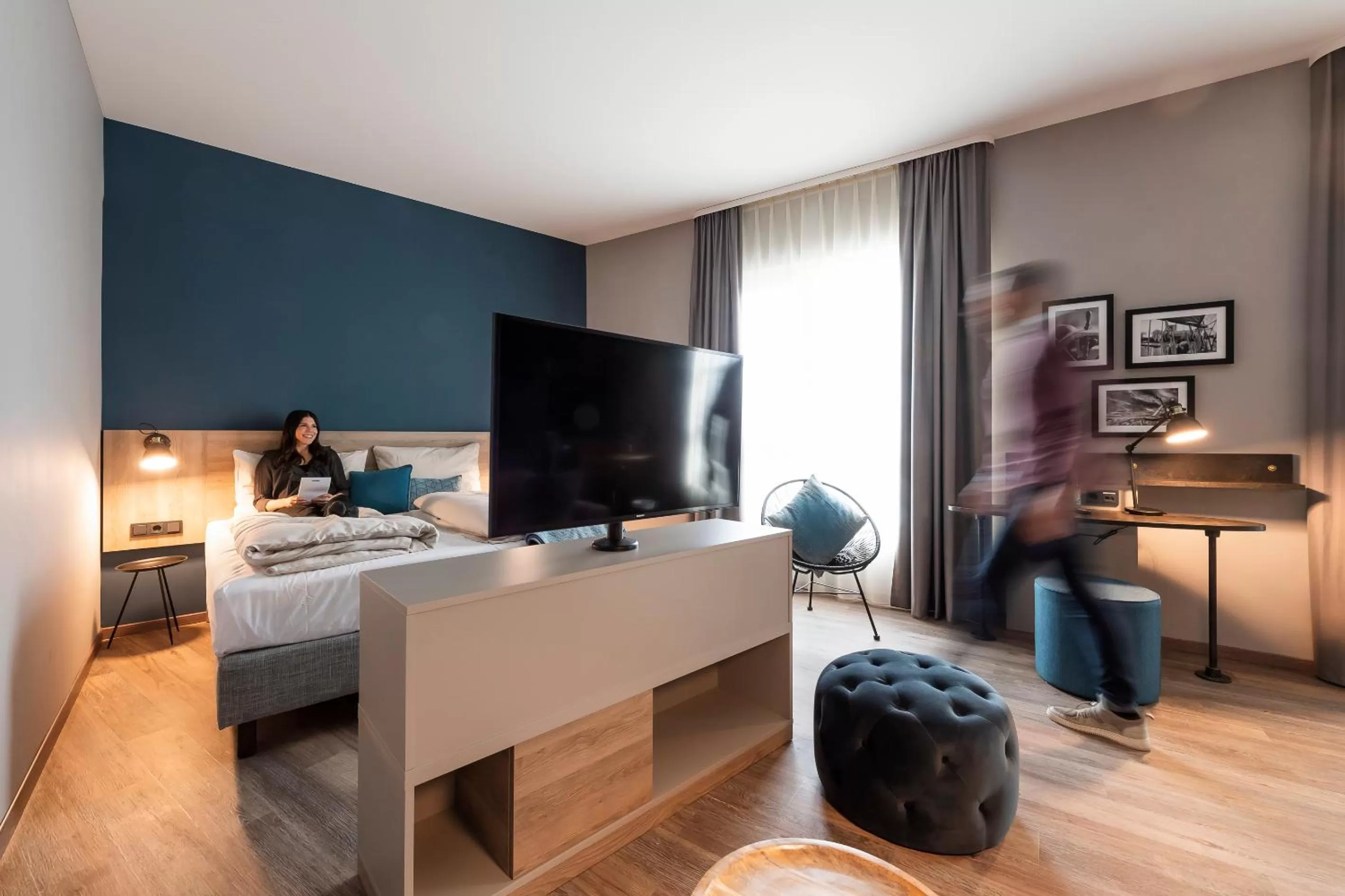 Photo of the whole room in HARBR. hotel Heilbronn