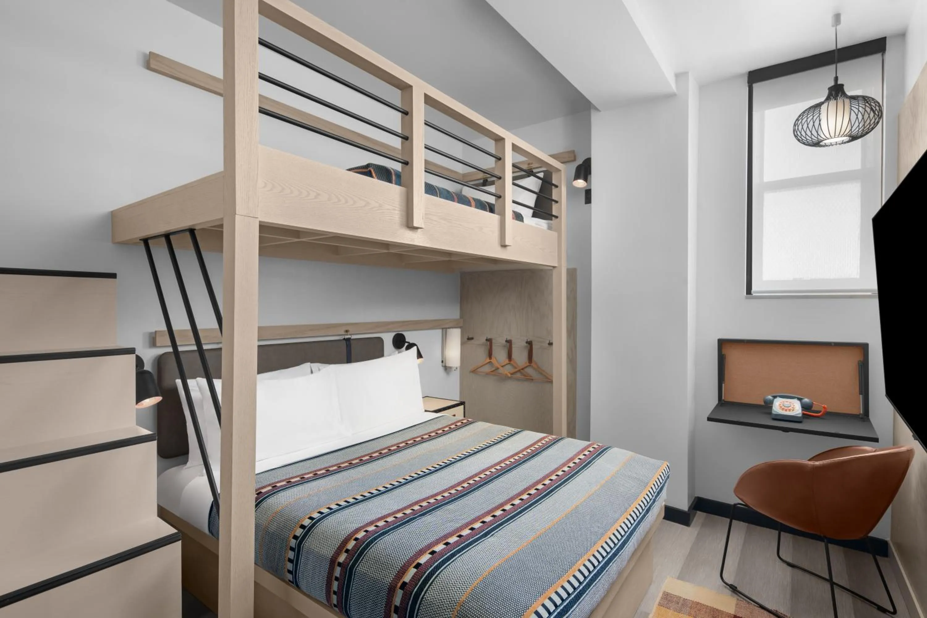 bunk bed, Bed in Moxy Houston Downtown