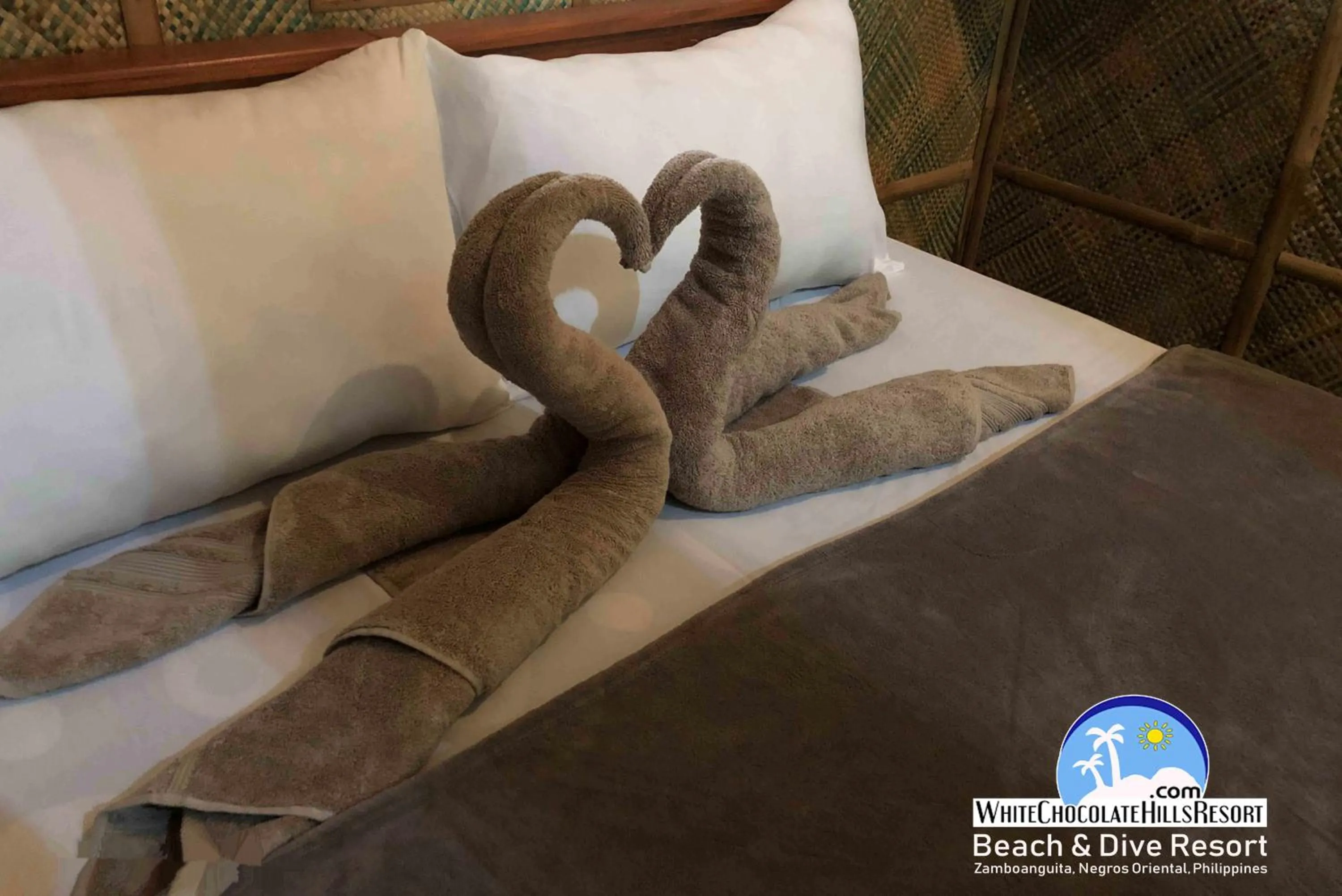 Decorative detail, Bed in White Chocolate Hills Resort