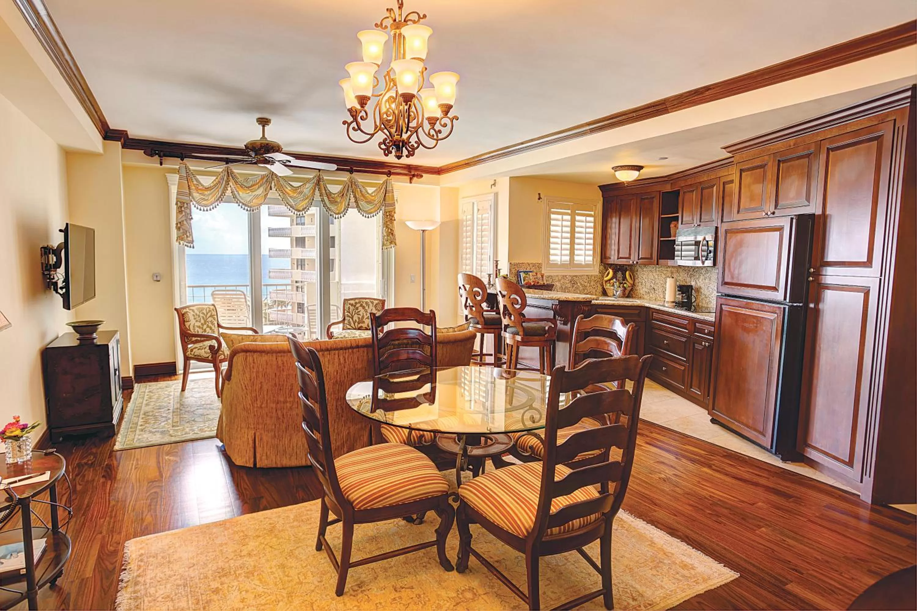 Kitchen or kitchenette in Sea View Hotel