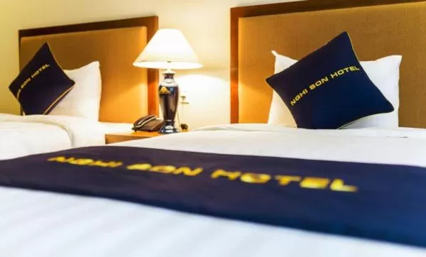 Bed in Nghi Son Hotel