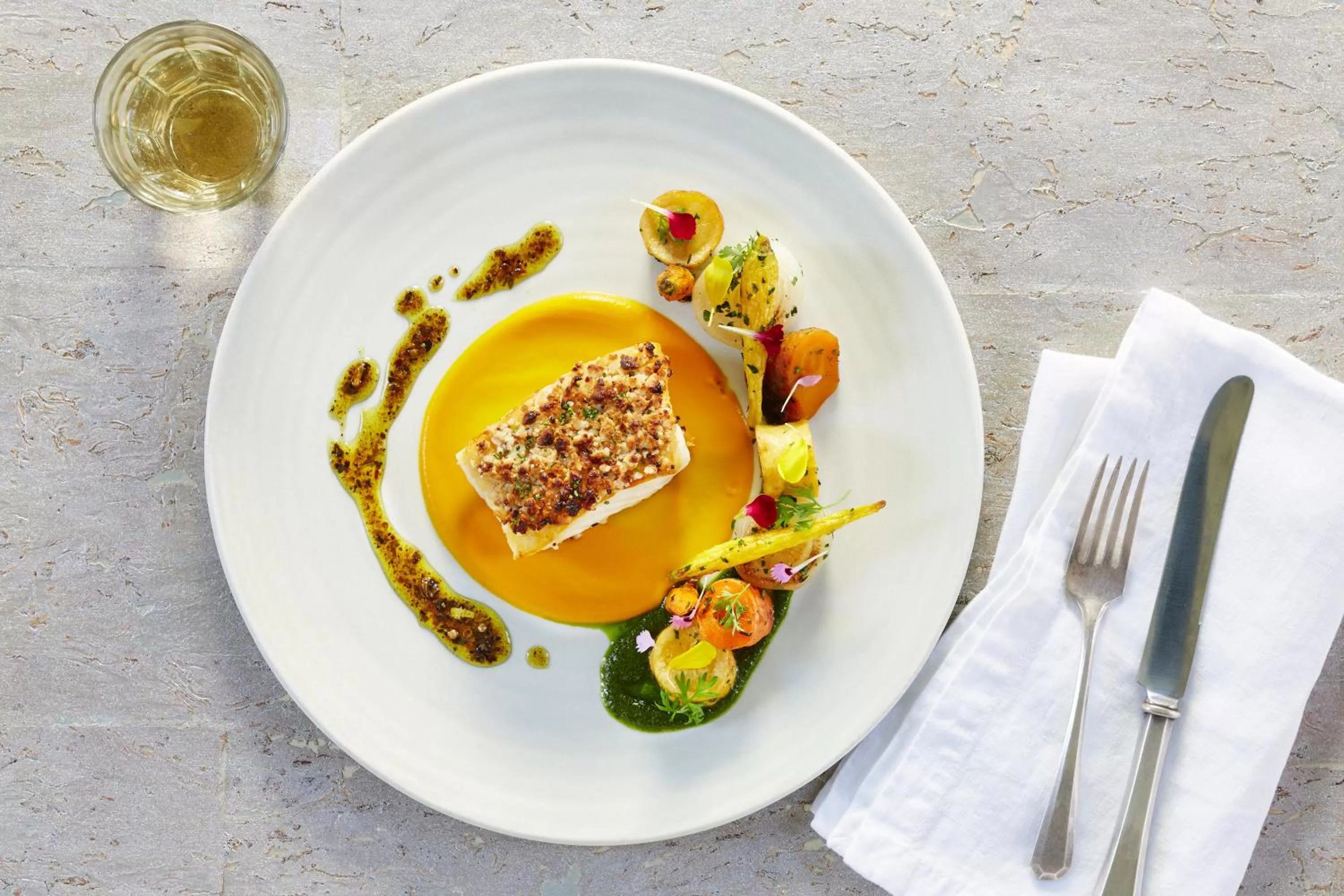 Food close-up in Carneros Resort and Spa