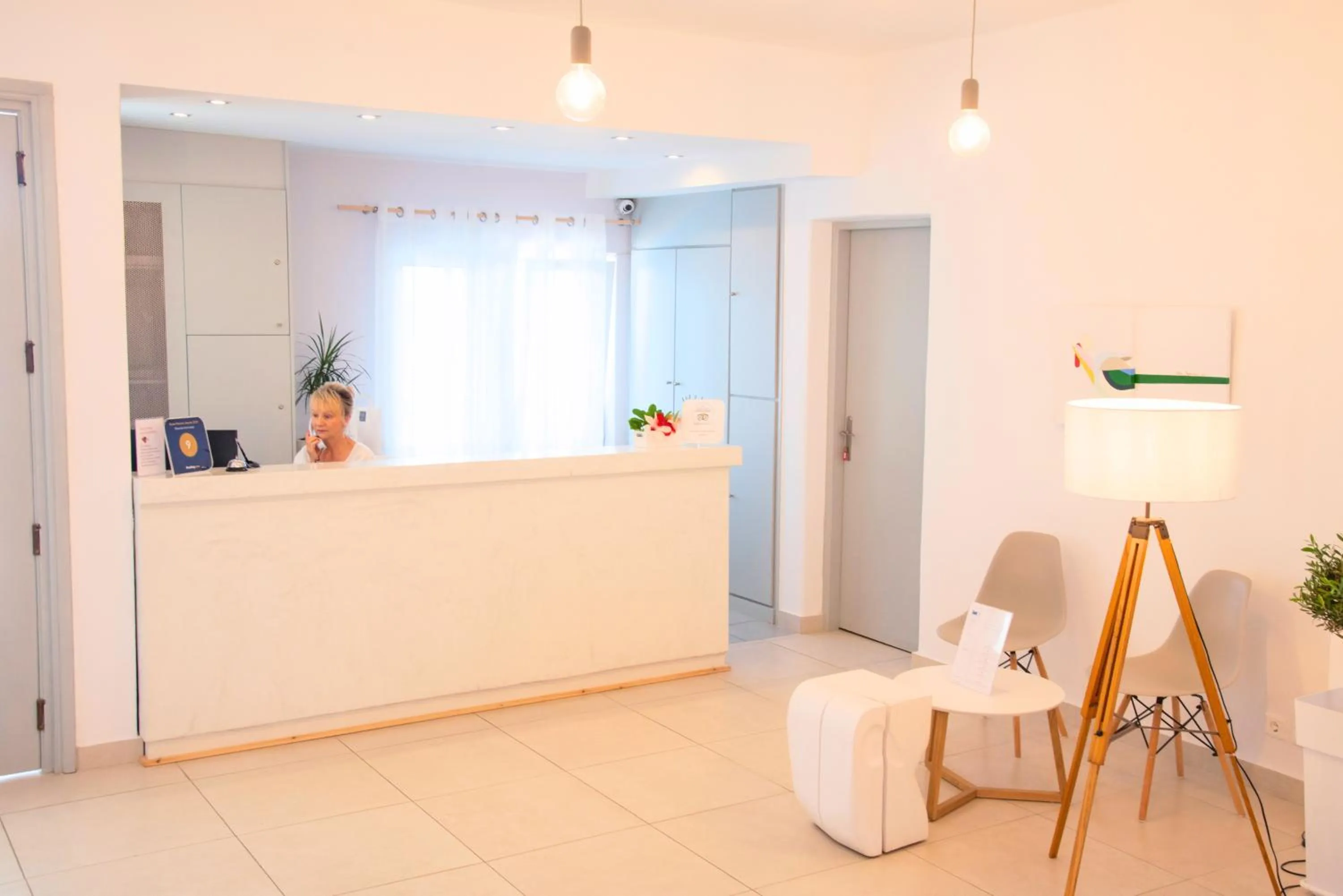 Lobby or reception in Elounda Krini Hotel