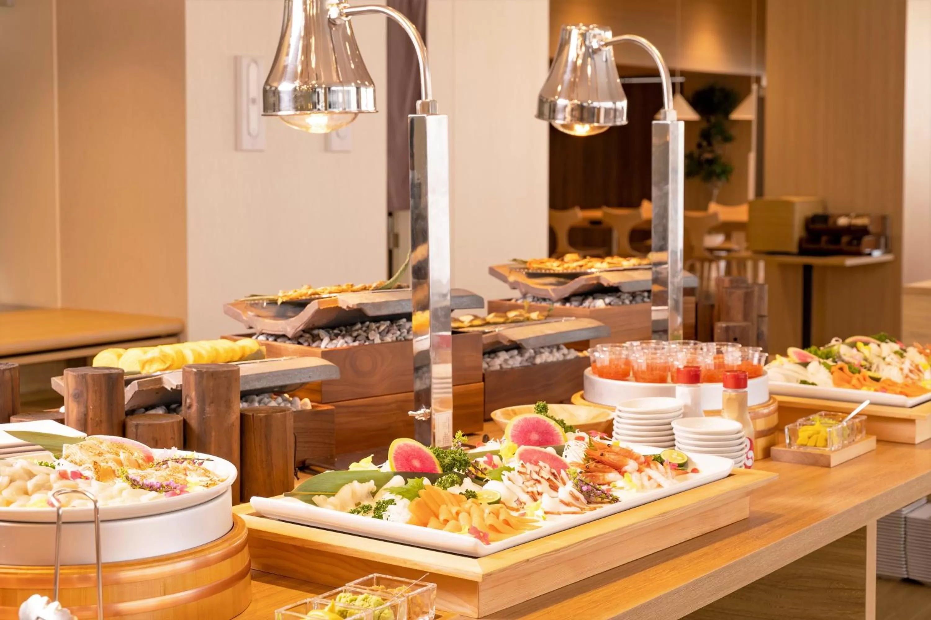 Breakfast in HOTEL AMANEK Asahikawa