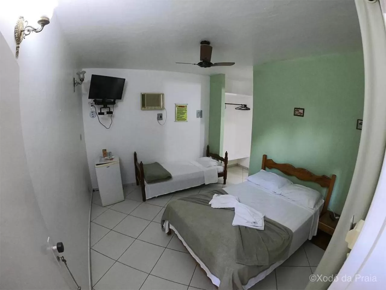 Bedroom, Bed in Pousada Xodó da Praia