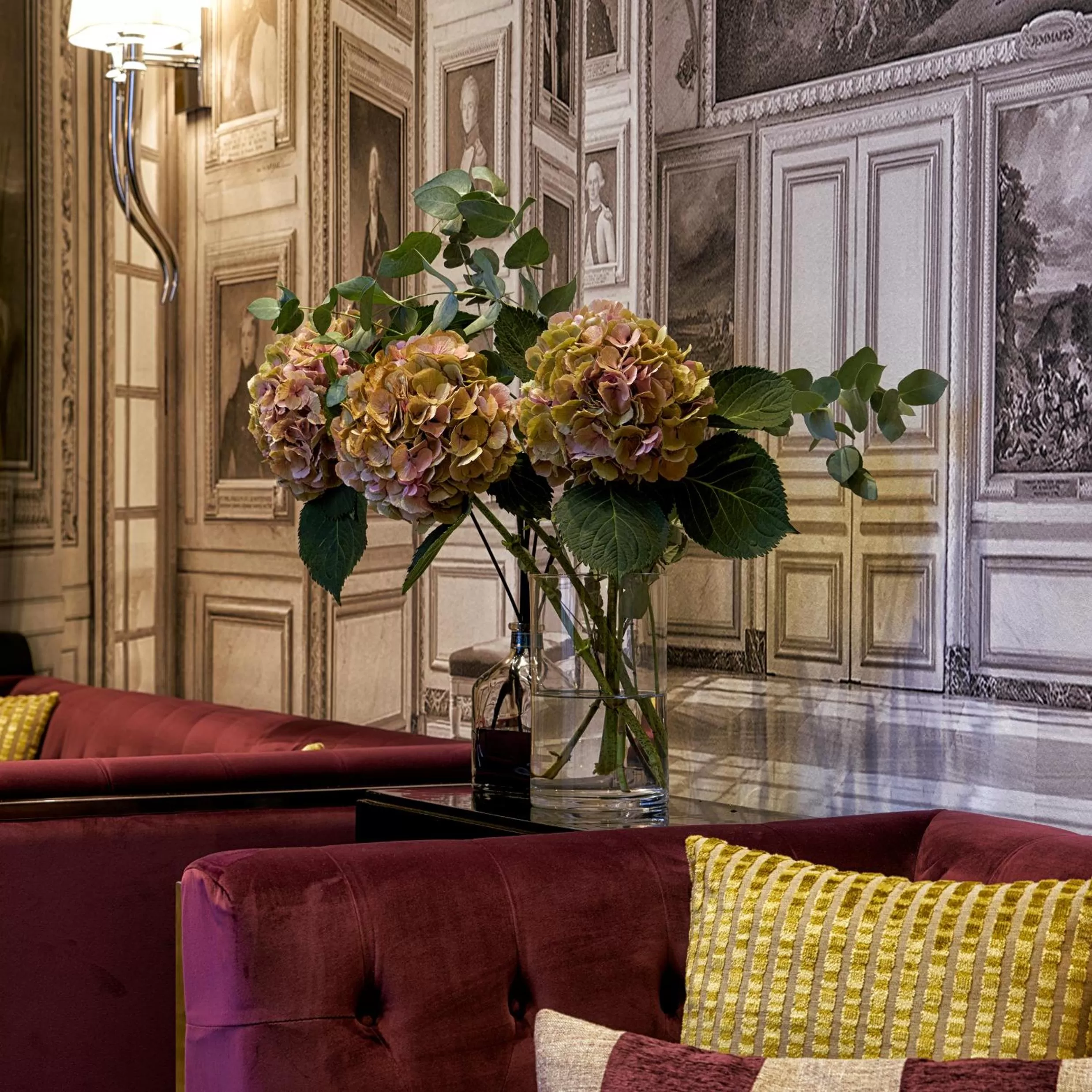 Decorative detail in Arte' Boutique Hotel