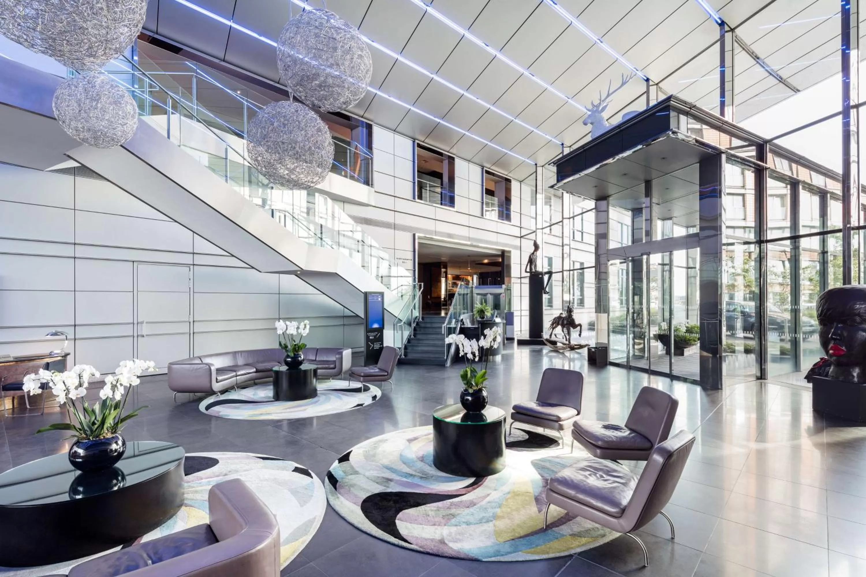 Lobby or reception in Radisson Blu Hotel, London Canary Wharf East
