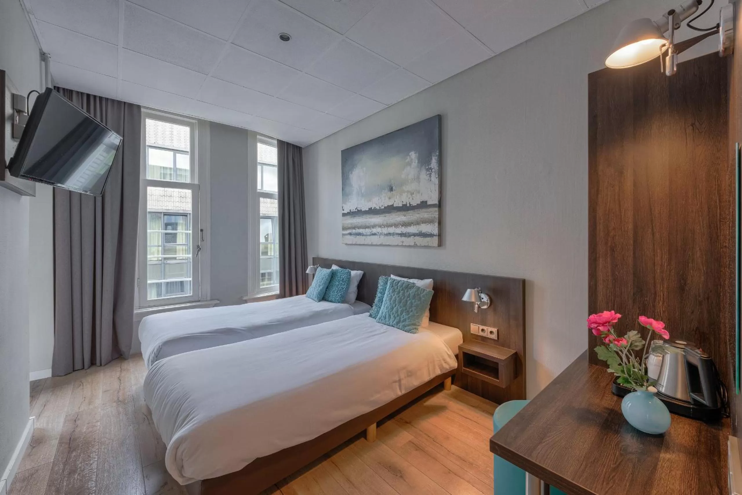 Bed in Hotel Damsquare