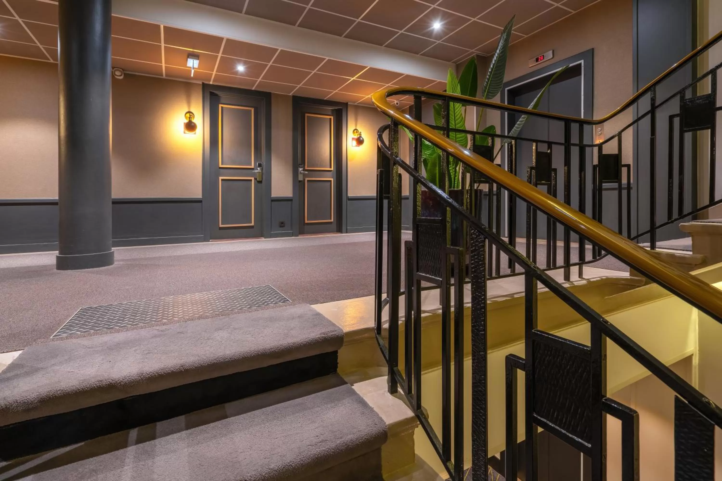 Decorative detail in Le Splendid Hotel Lac D'Annecy - Handwritten Collection