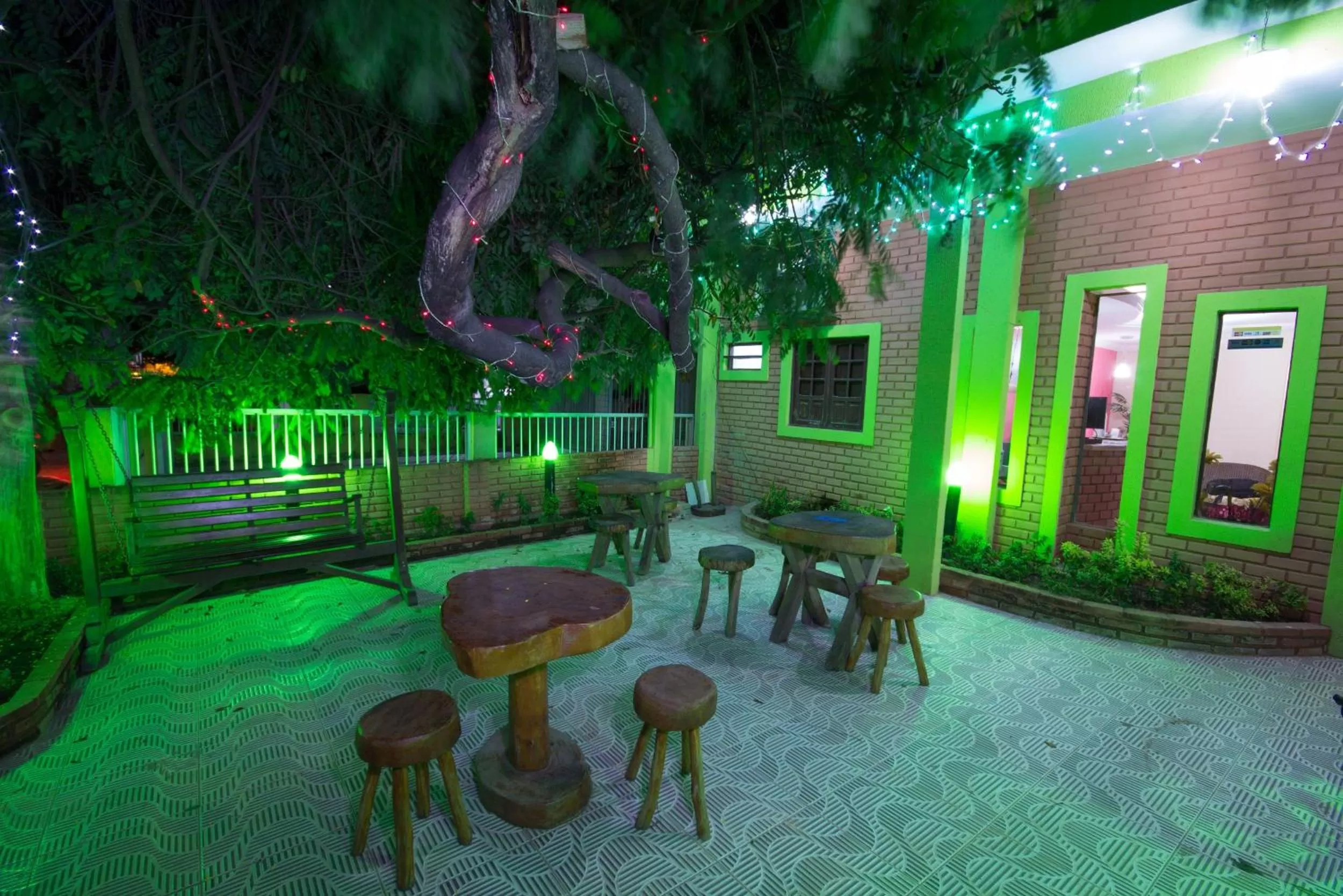 Patio in Pousada Verdes Mares