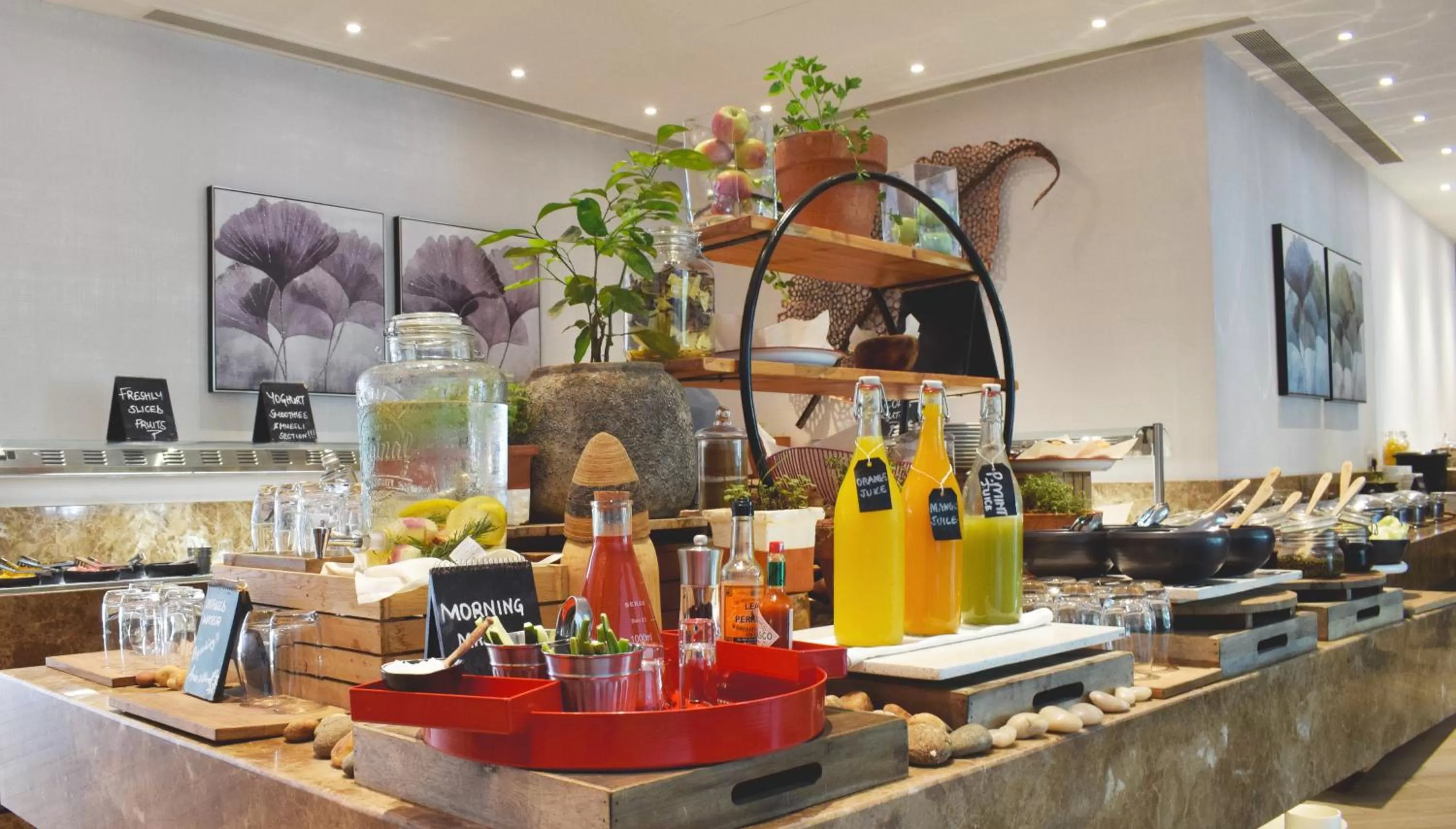 Continental breakfast in Radisson Blu Hotel & Residence Nairobi Arboretum