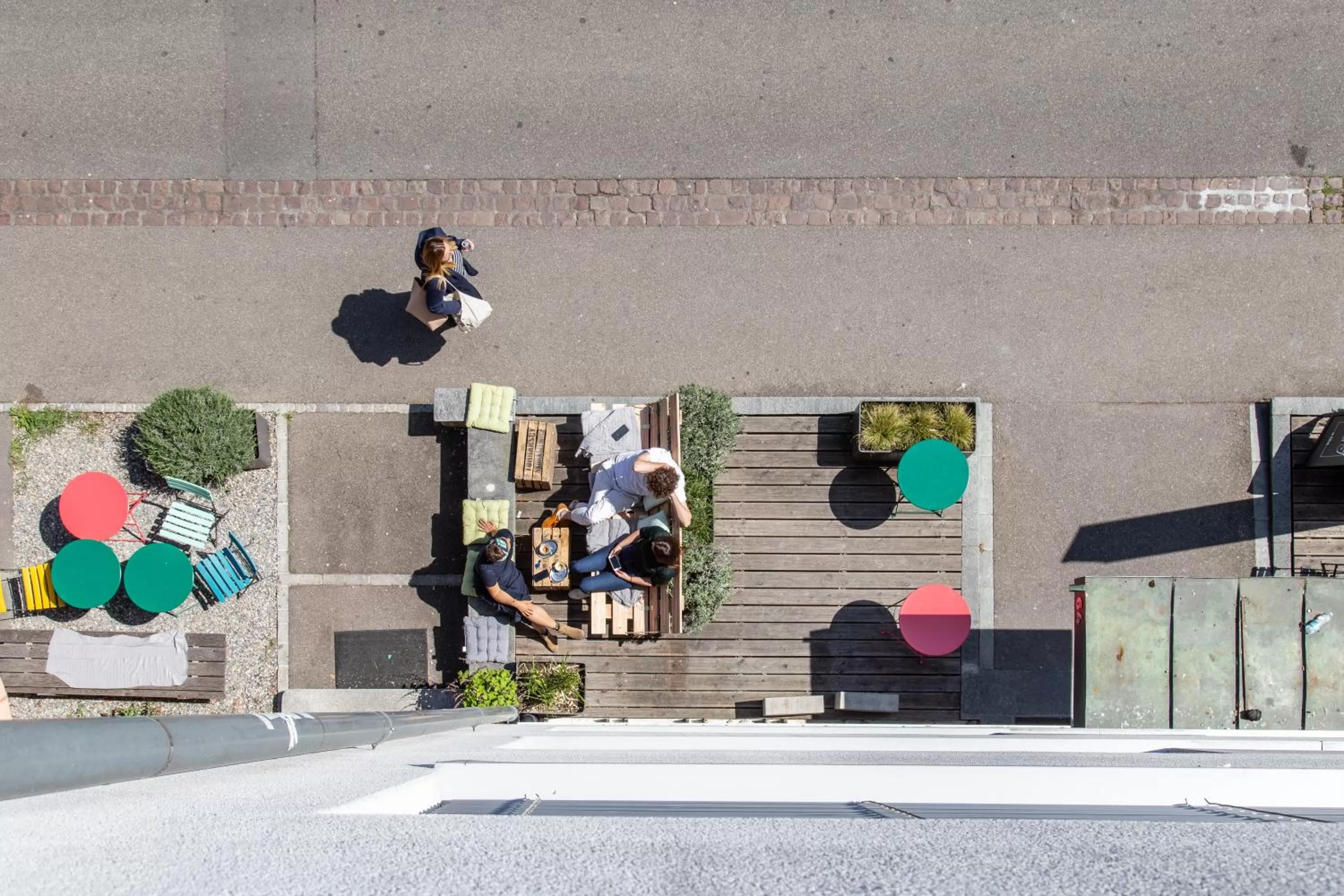 Patio in Hotel by Hyve Basel