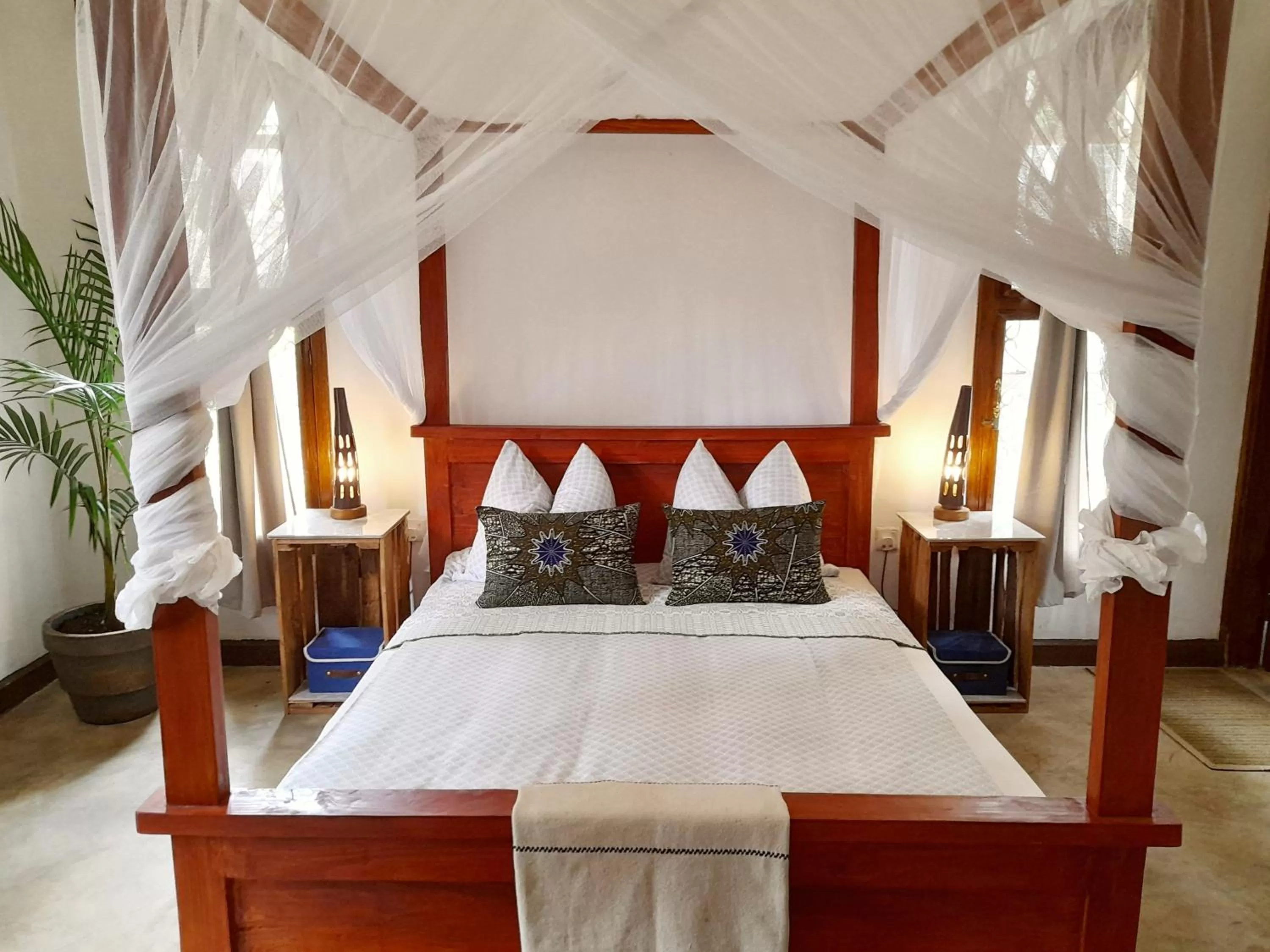 Bed in Utamaduni House B&B