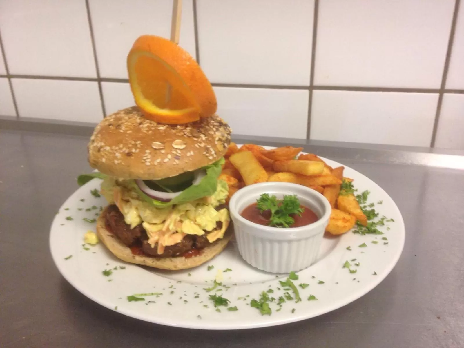 Food close-up in Landgasthaus Queen Victoria