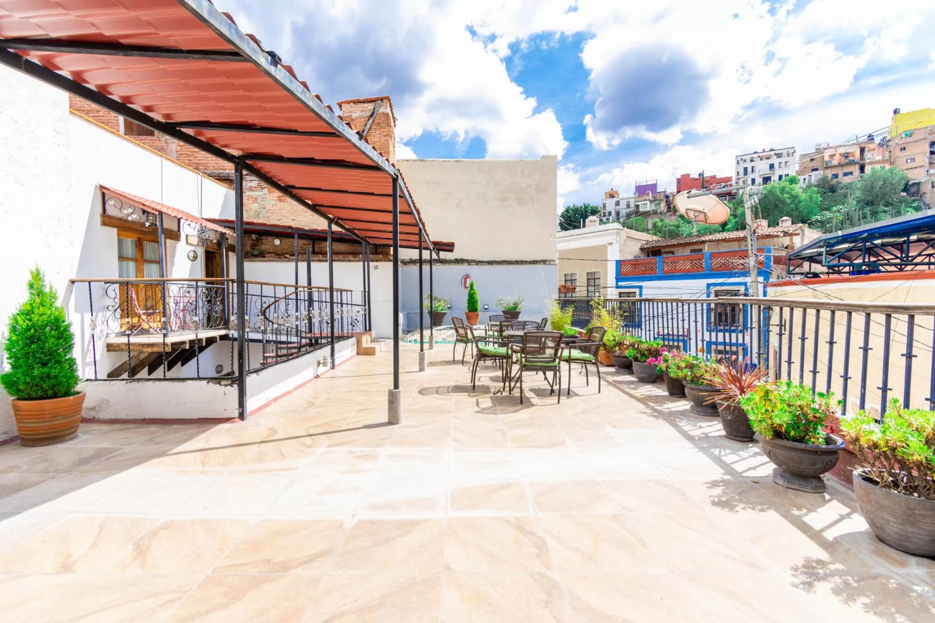 Balcony/Terrace in Hotel Casa Sangre de Cristo