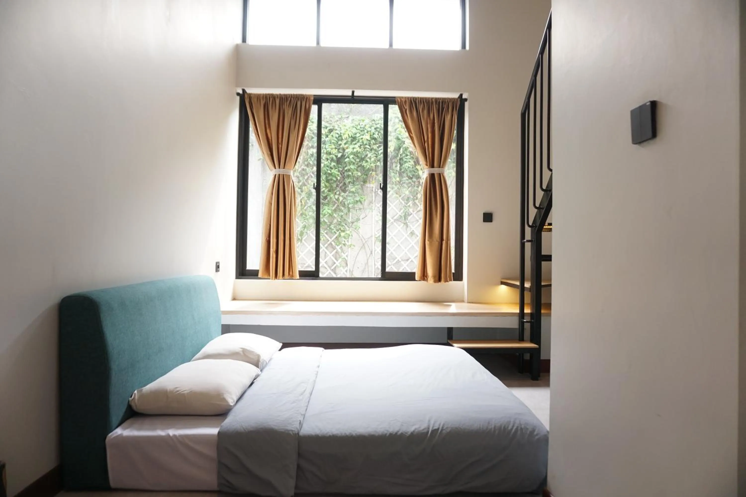 Bed in de' Halimun Guest House