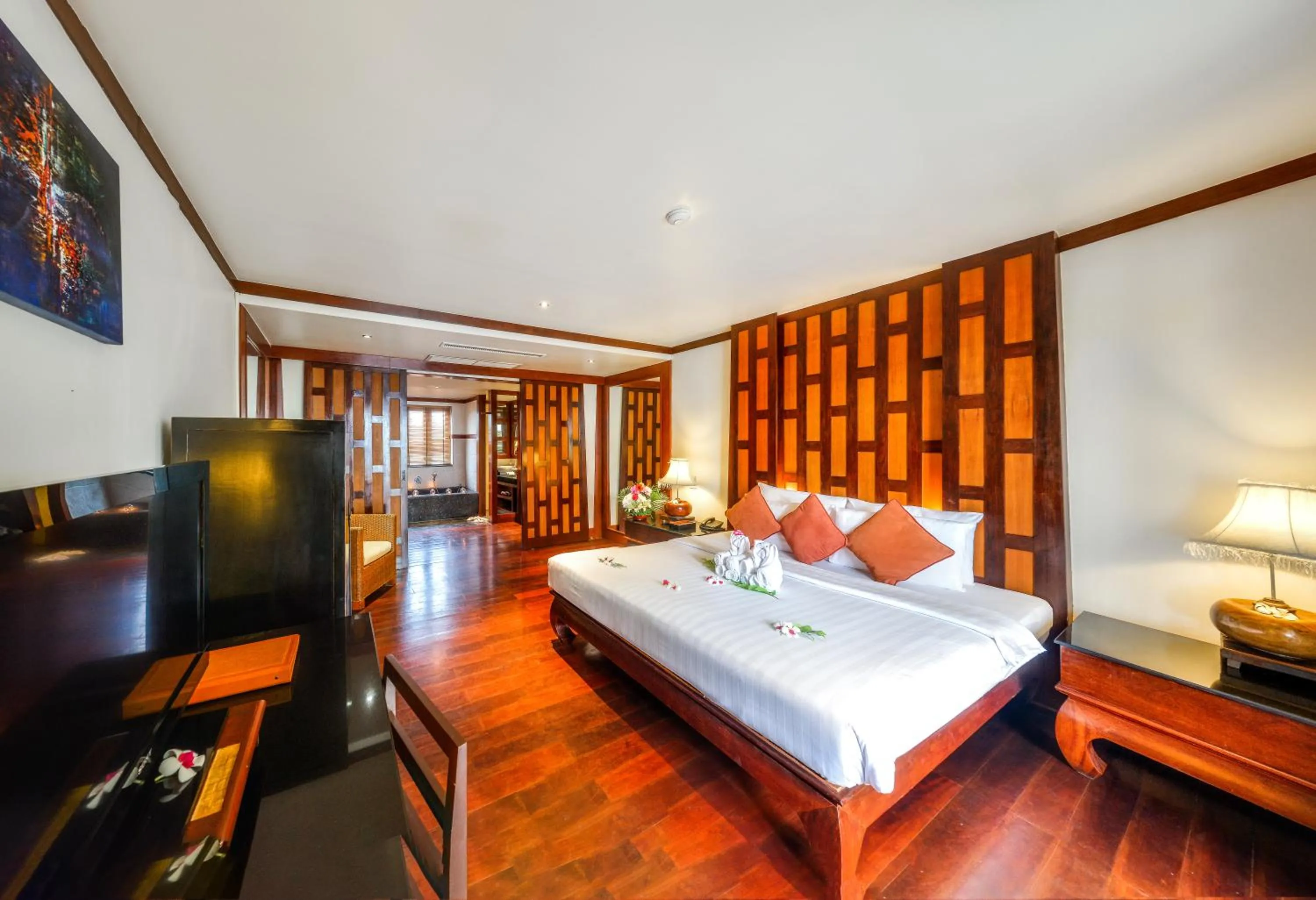 Photo of the whole room, Bed in Baan Yin Dee Boutique Resort Phuket - SHA Plus