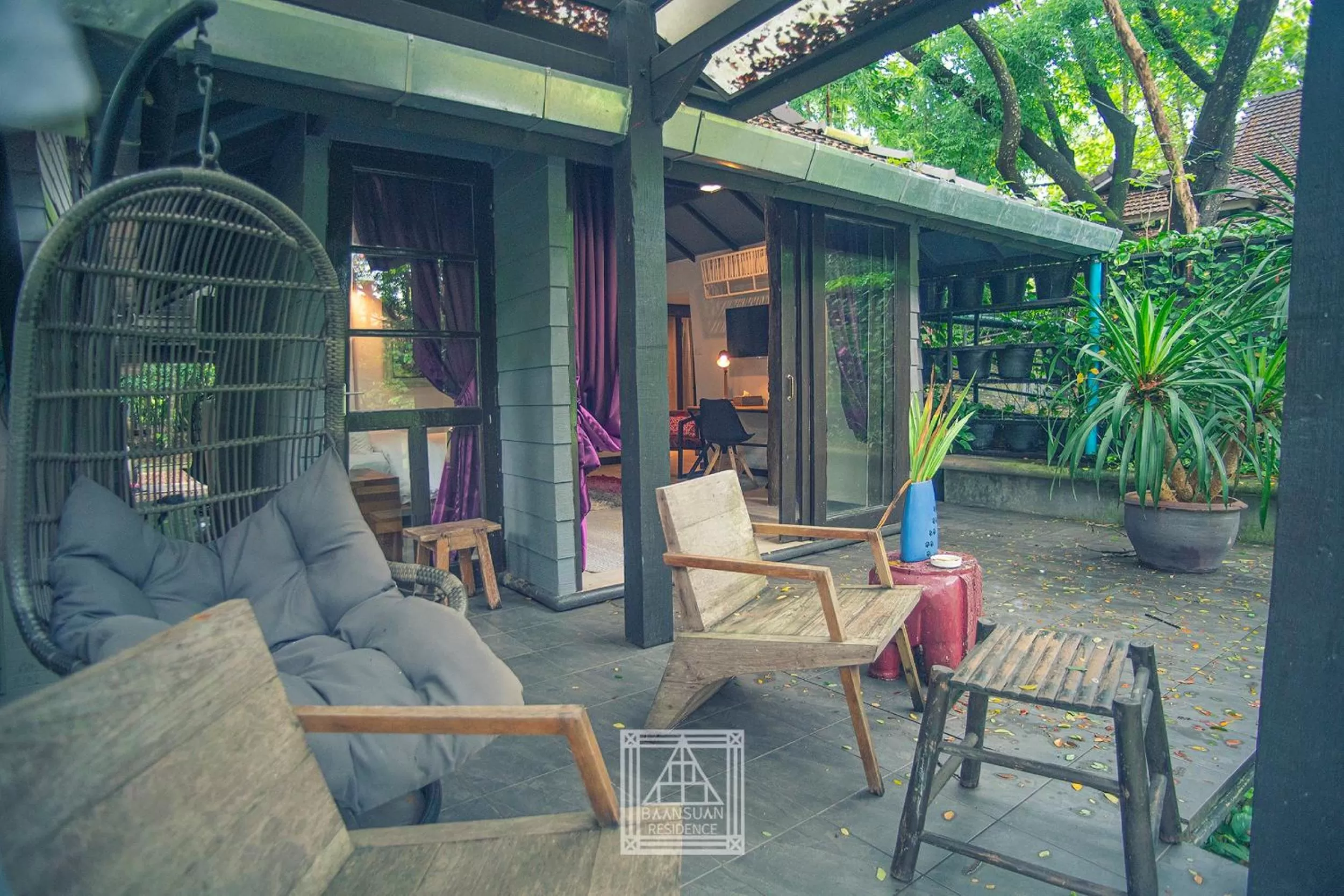 Patio in Baan Suan Residence เฮือนพักบ้านสวน