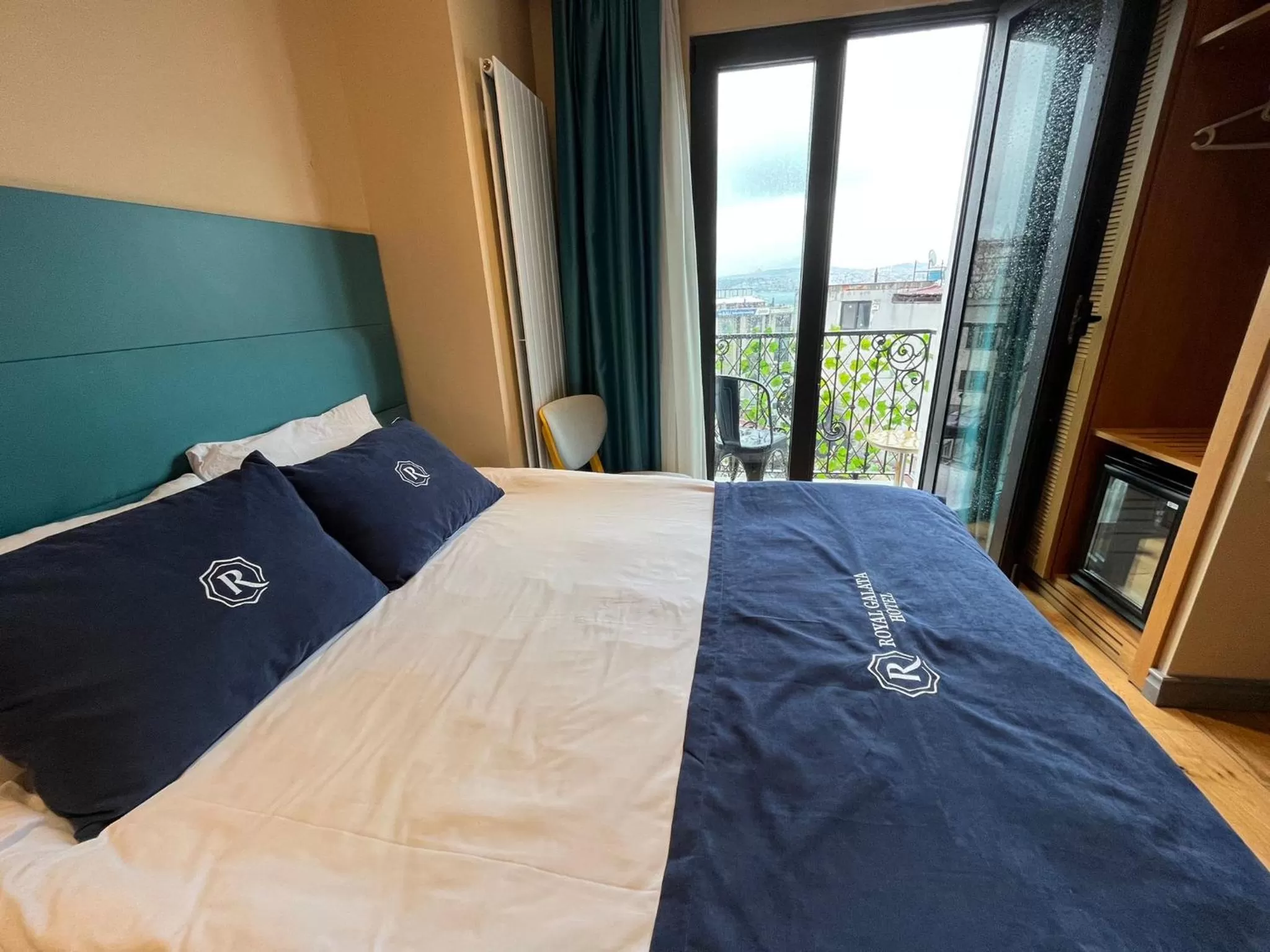 Bed in Royal Galata Hotel