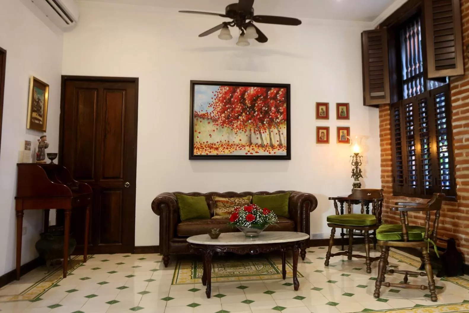 Lobby or reception in Hotel Casa La Fe