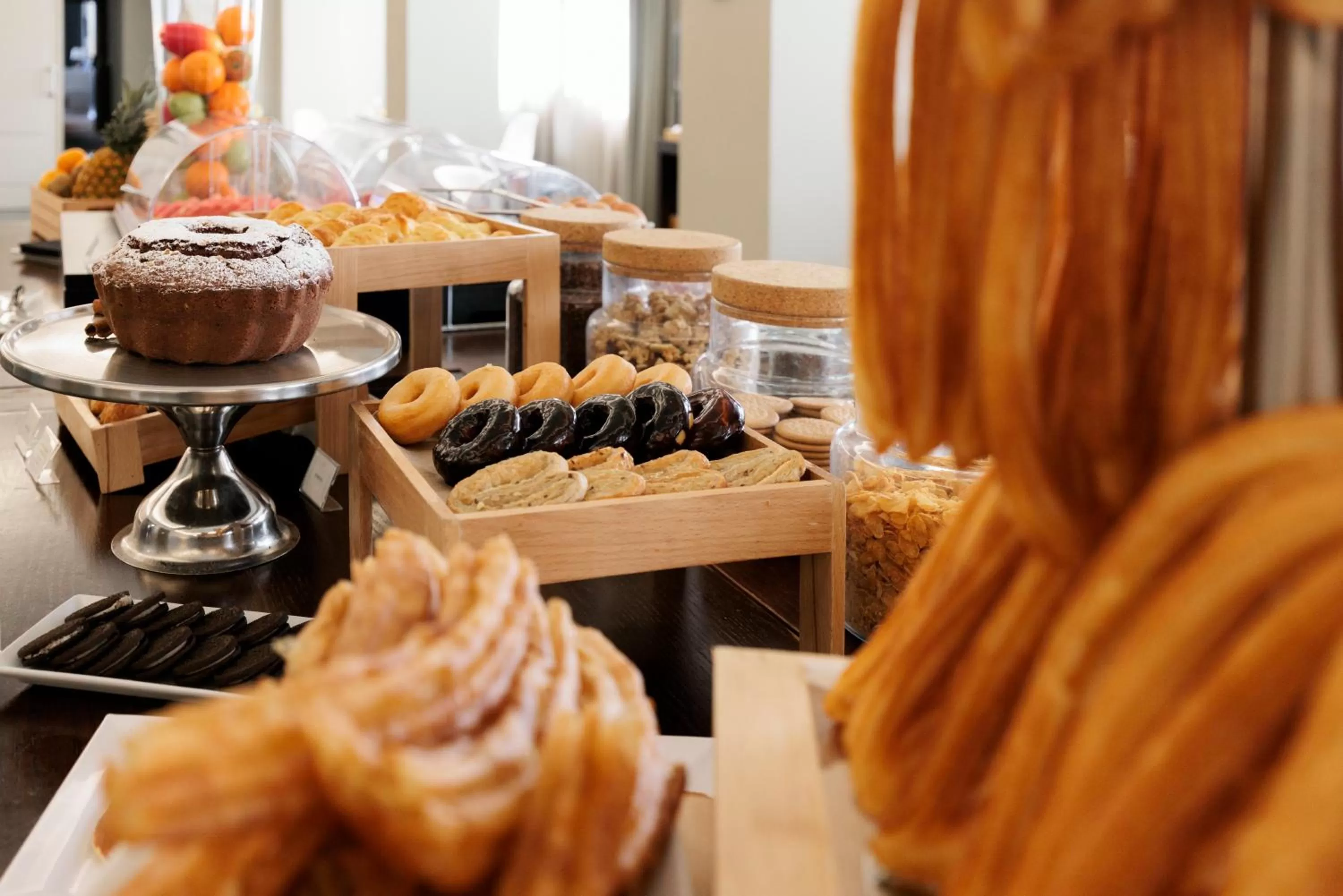 Buffet breakfast in Hotel Pax Guadalajara