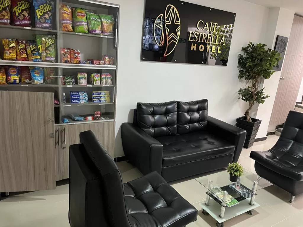 Living room in Hotel Cafe Estrella