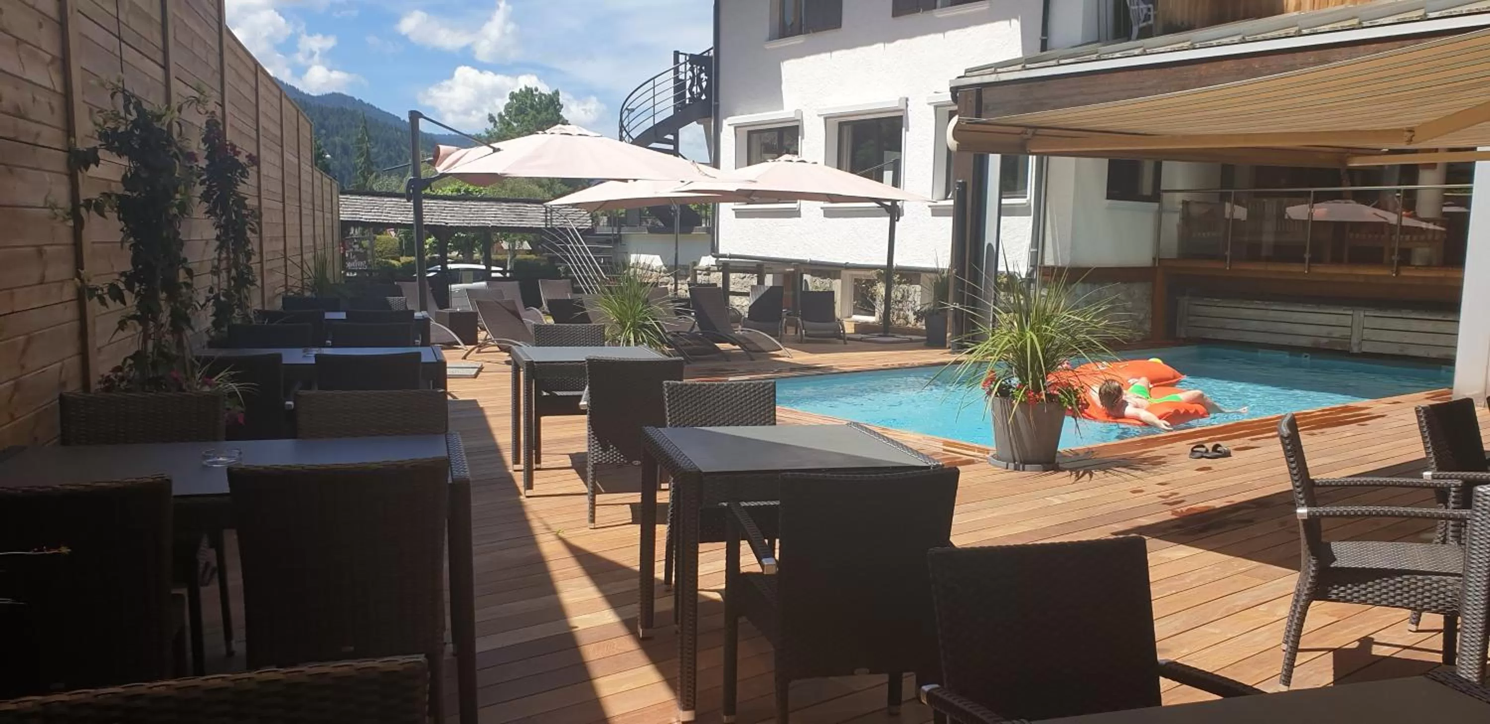 Swimming Pool in Hôtel Le Sporting