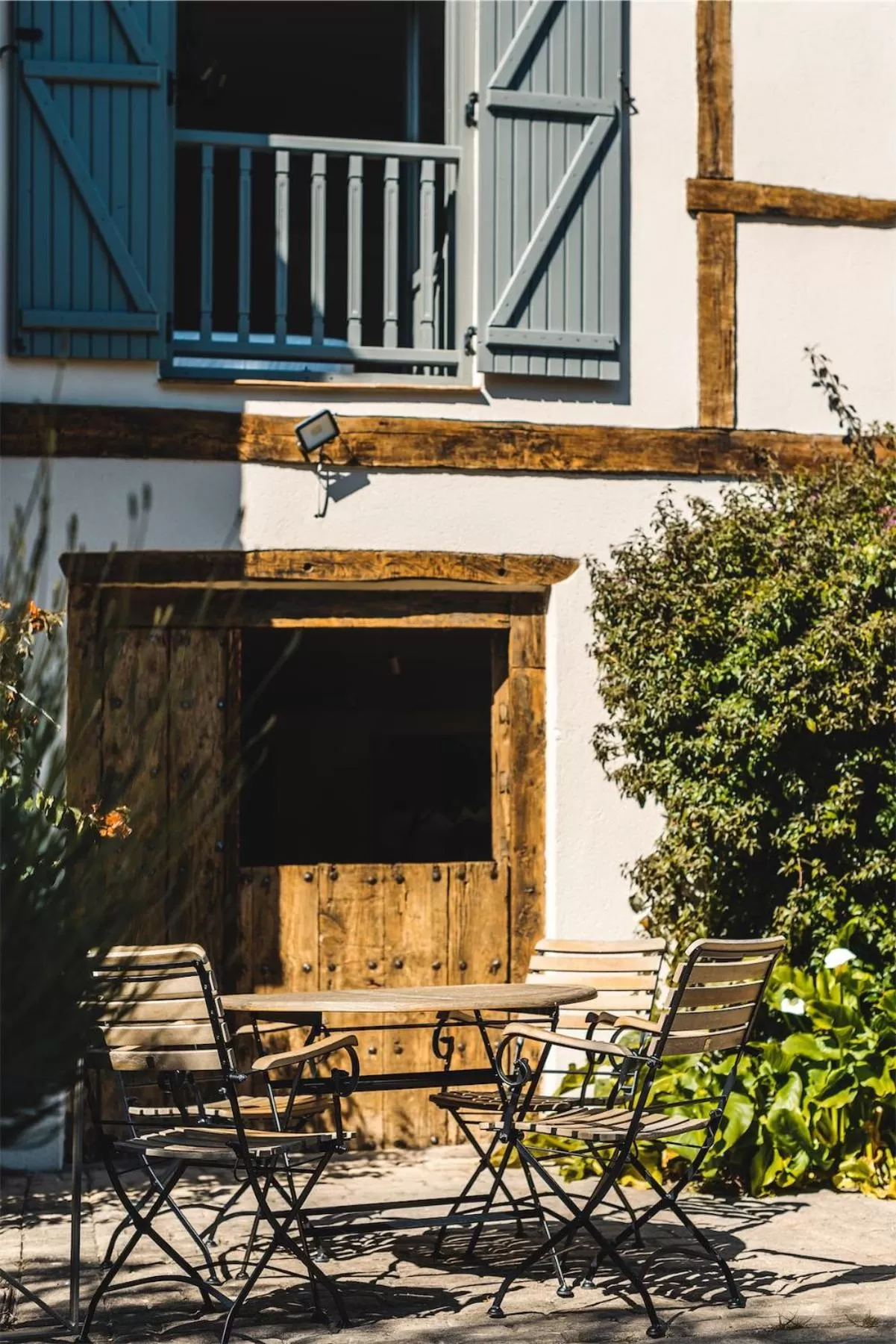 Patio in Hotel Zubieta
