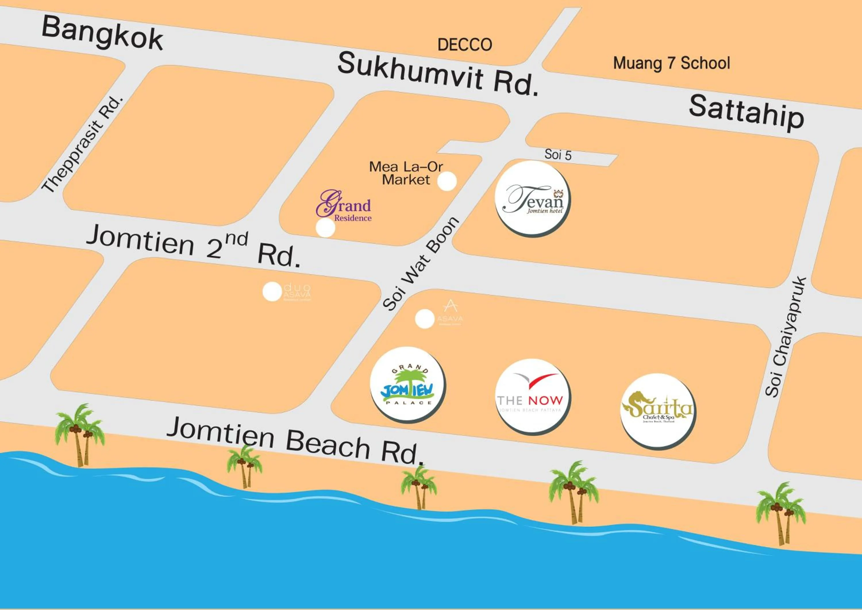 Location in The Now Hotel - SHA Extra Plus