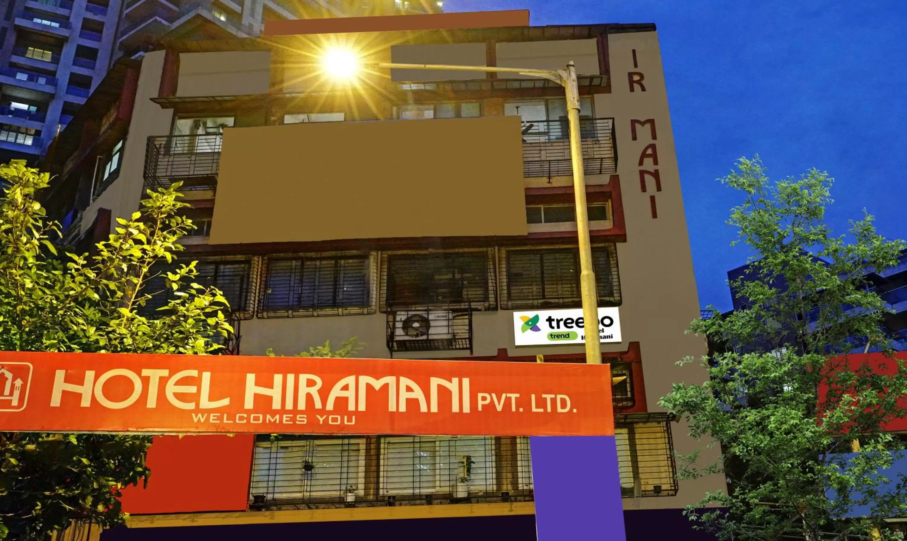 Property building in Treebo Hiramani Parel Lalbaug