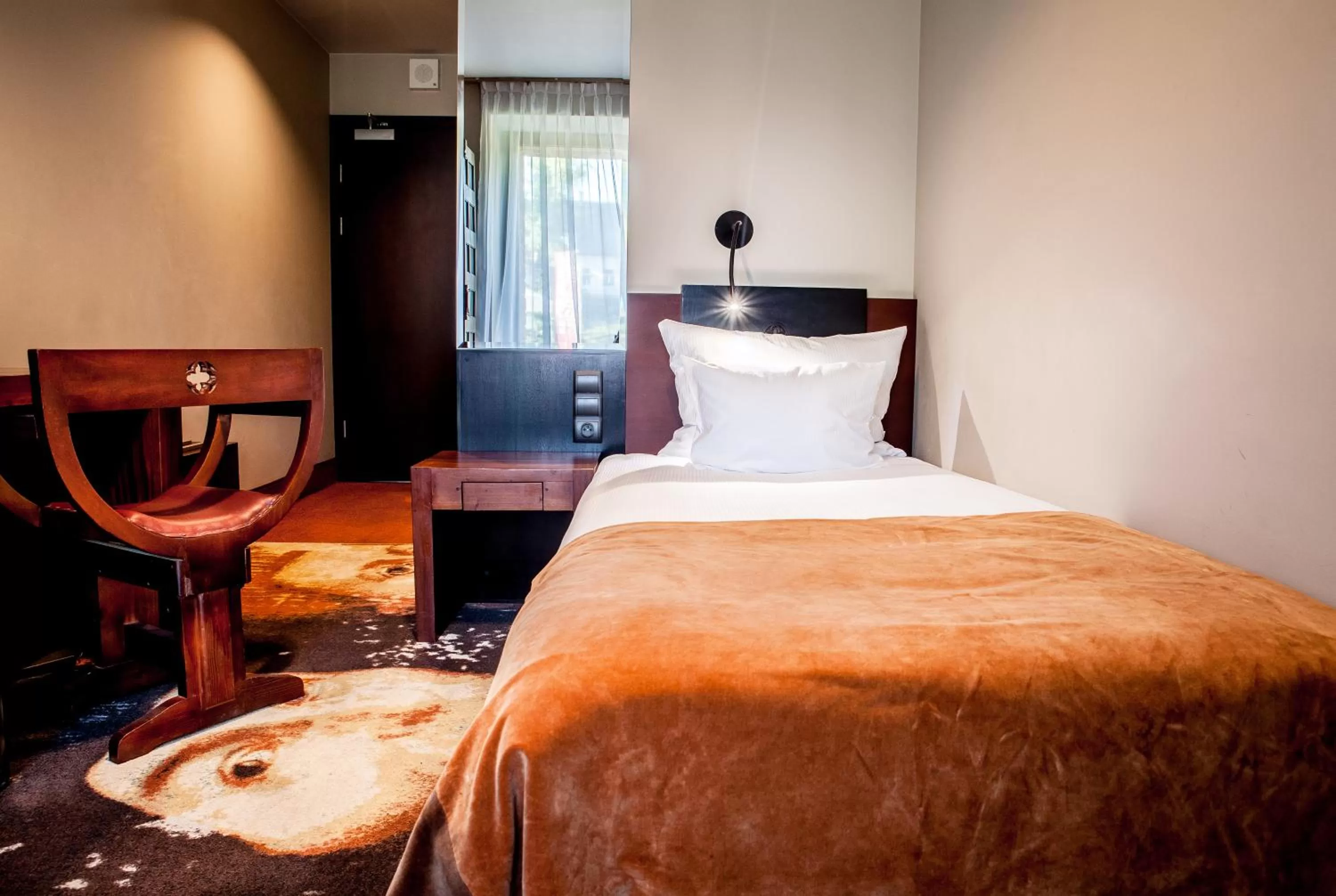 Bed in Hotel Krasicki