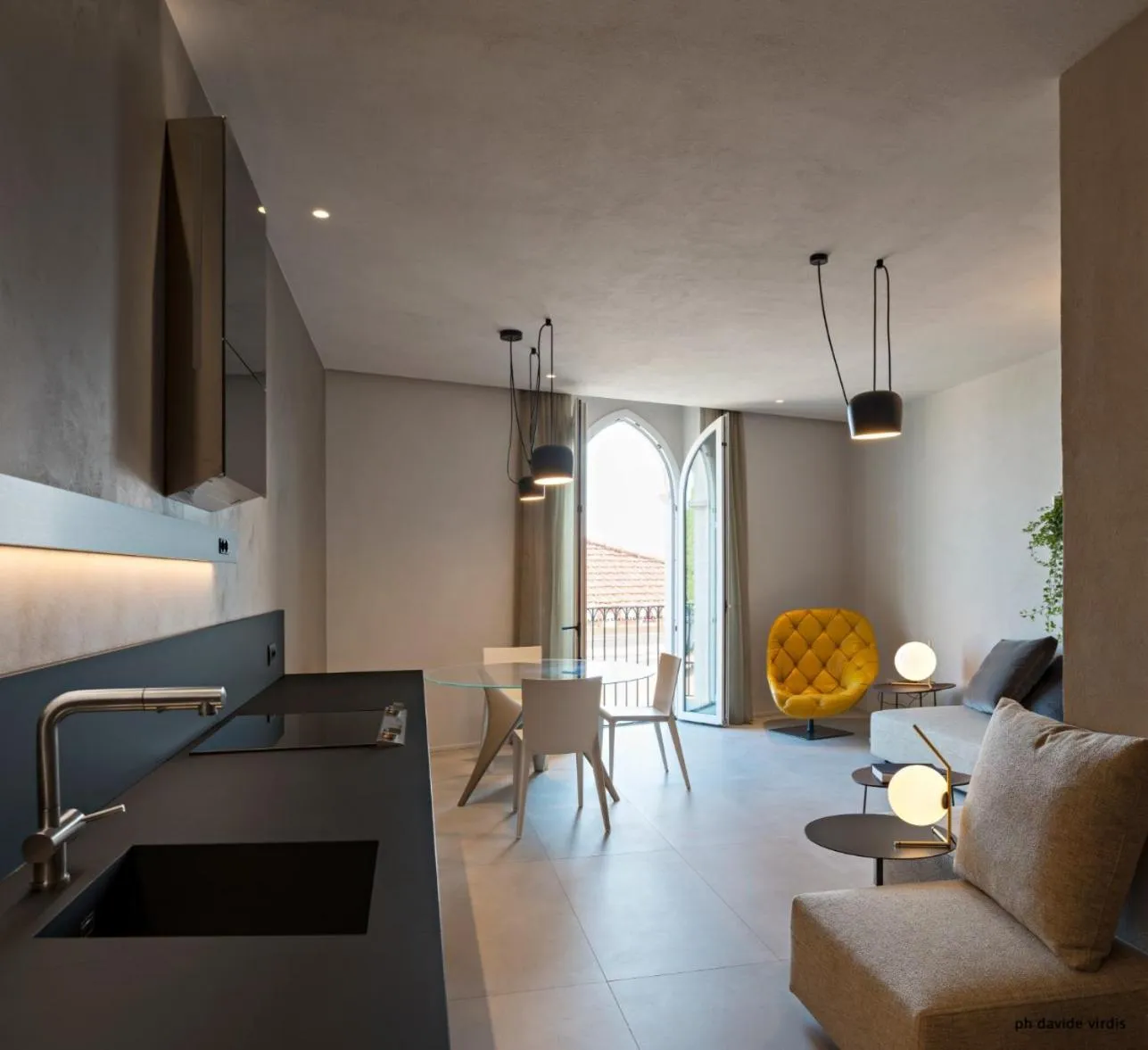 Seating area in Hotel Villa Belvedere