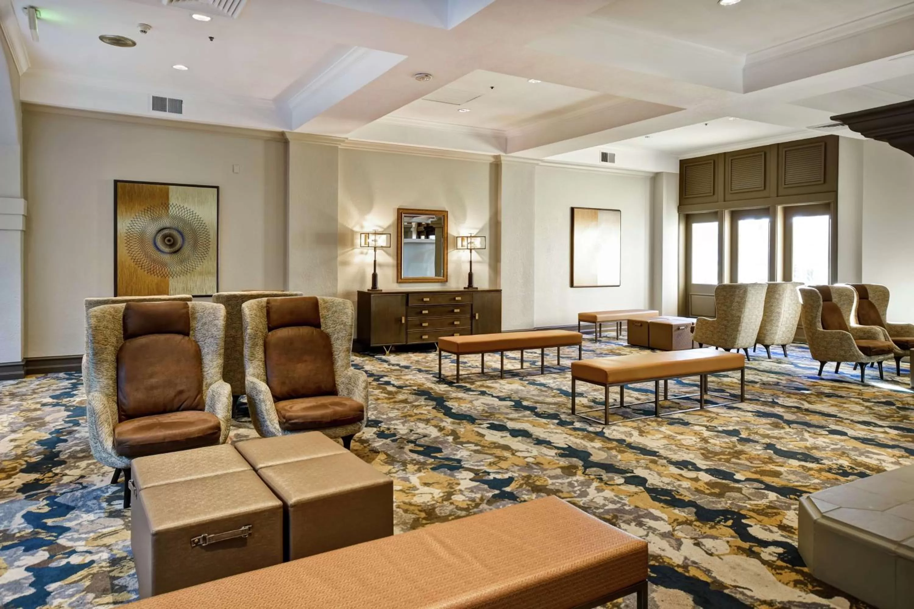 Lobby or reception in Embassy Suites by Hilton Milpitas Silicon Valley