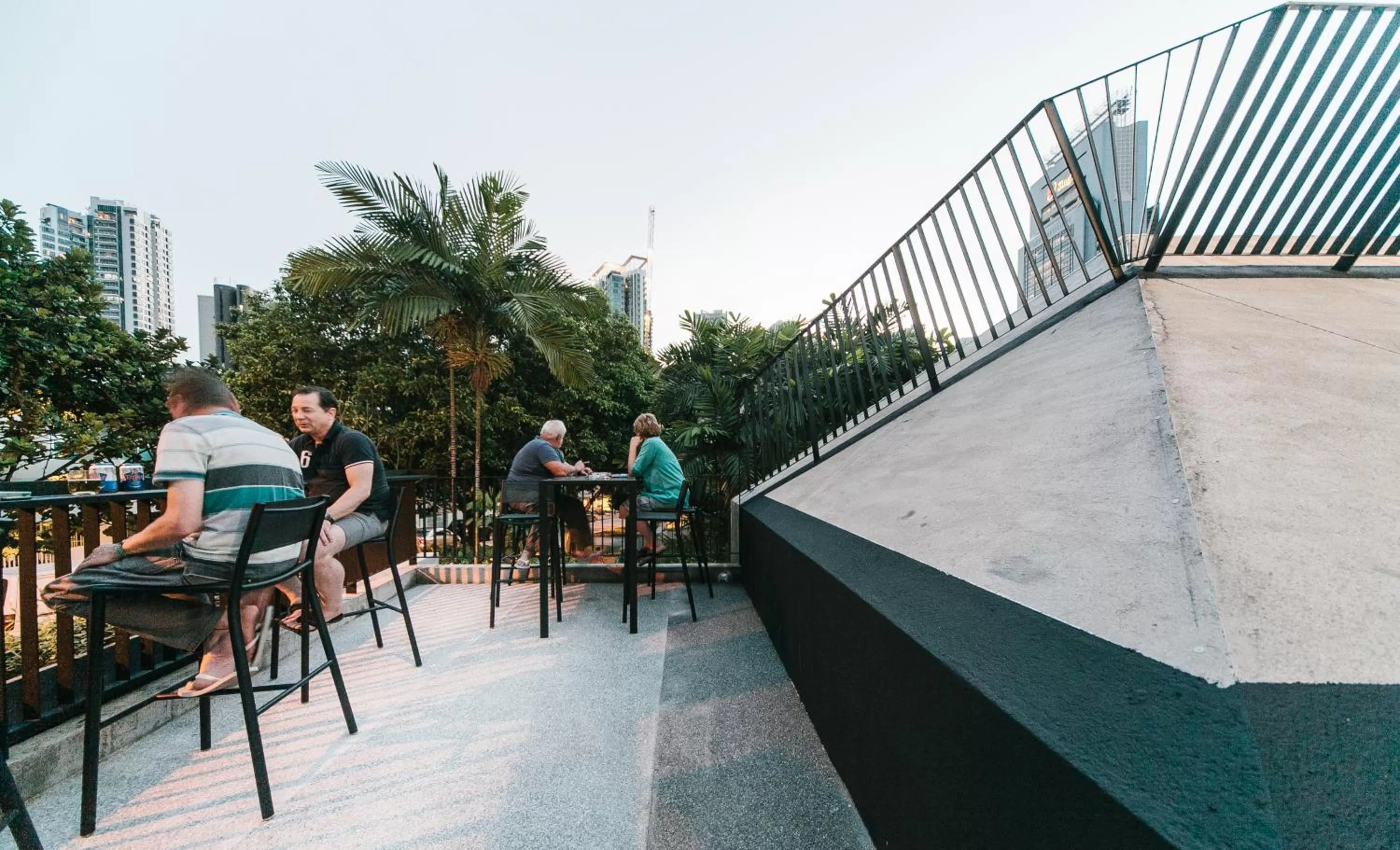 Patio in Lloyd's Inn