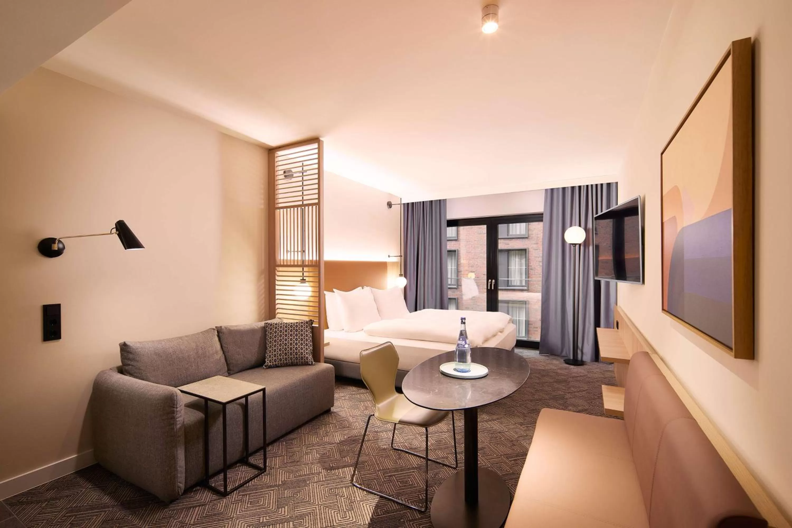 Bedroom in Adina Apartment Hotel Dusseldorf