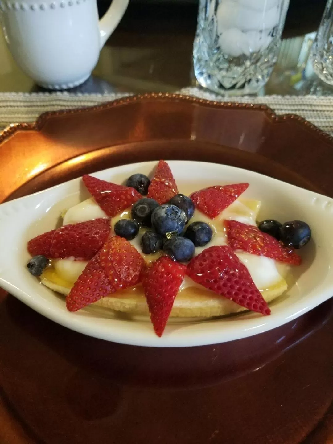 Breakfast in Granbury Gardens Bed and Breakfast