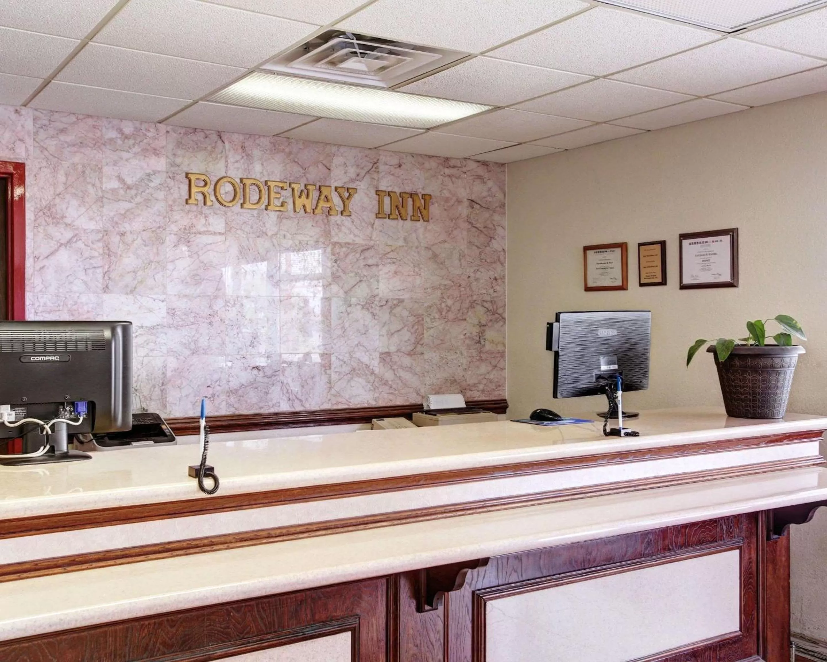 Lobby or reception in Rodeway Inn New Braunfels - San Antonio Area
