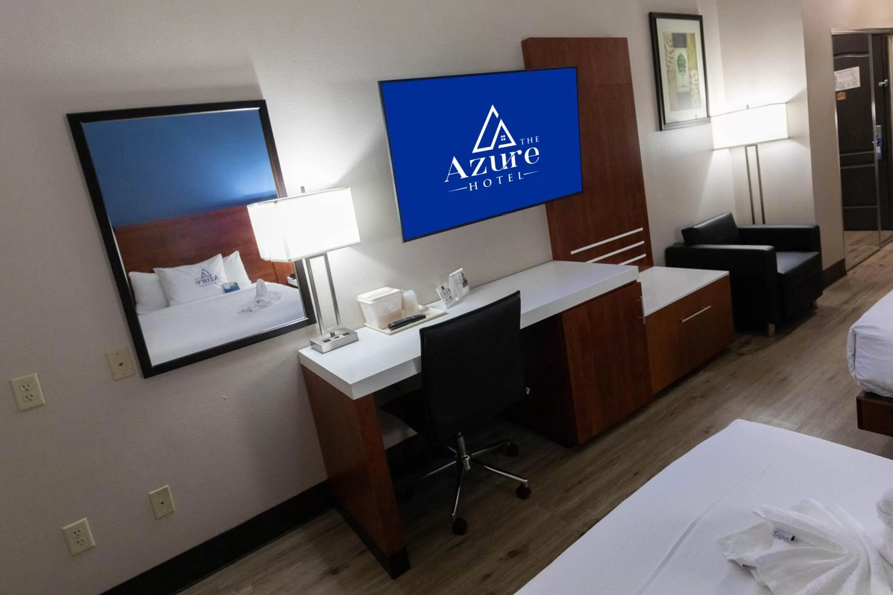 Bed in The Azure Hotel