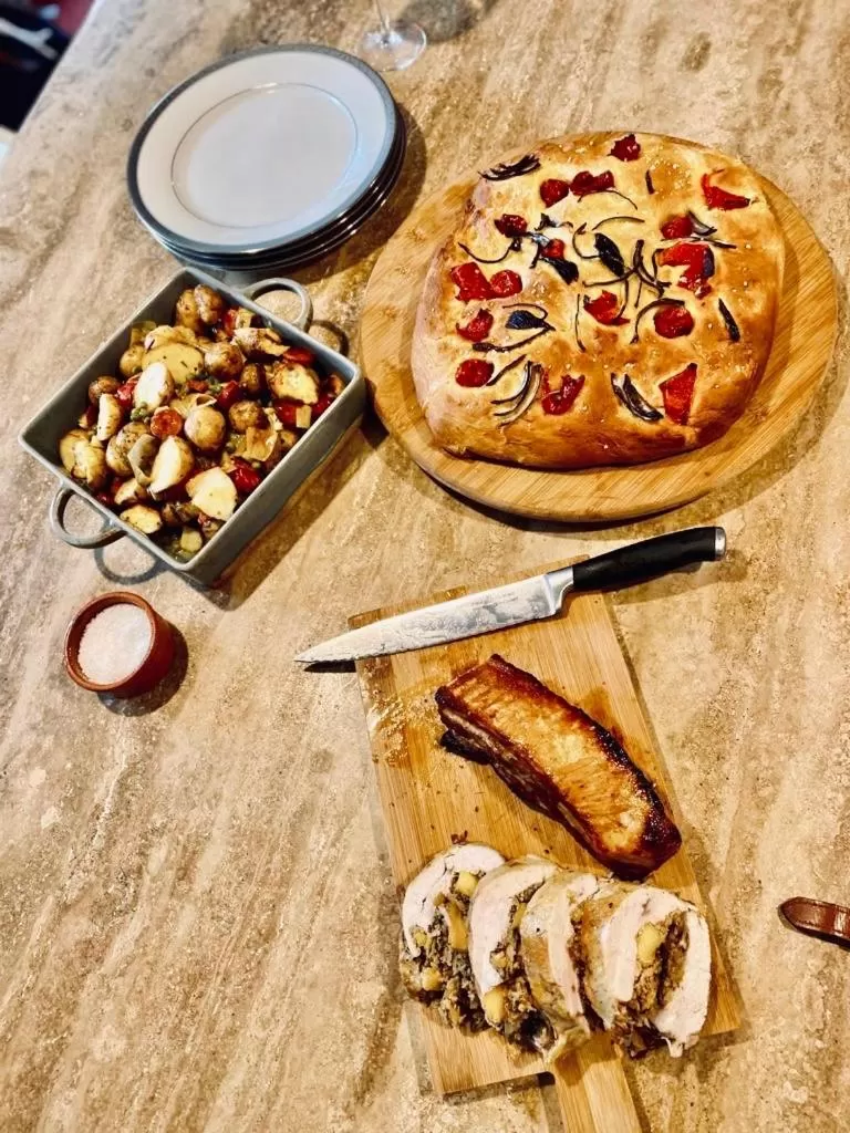Food close-up in The Tower House B&B