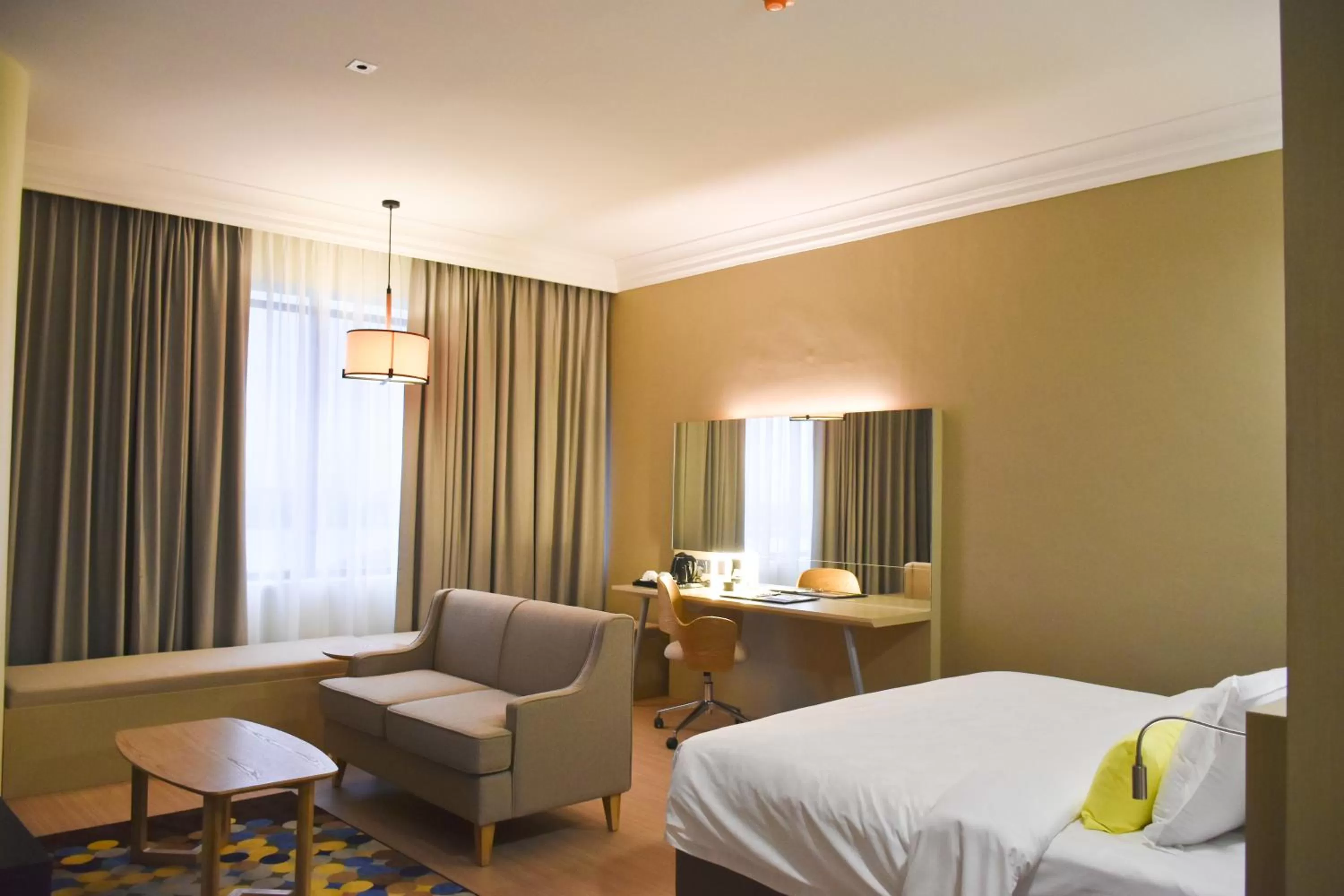 View (from property/room), Bed in UCSI Hotel Kuching