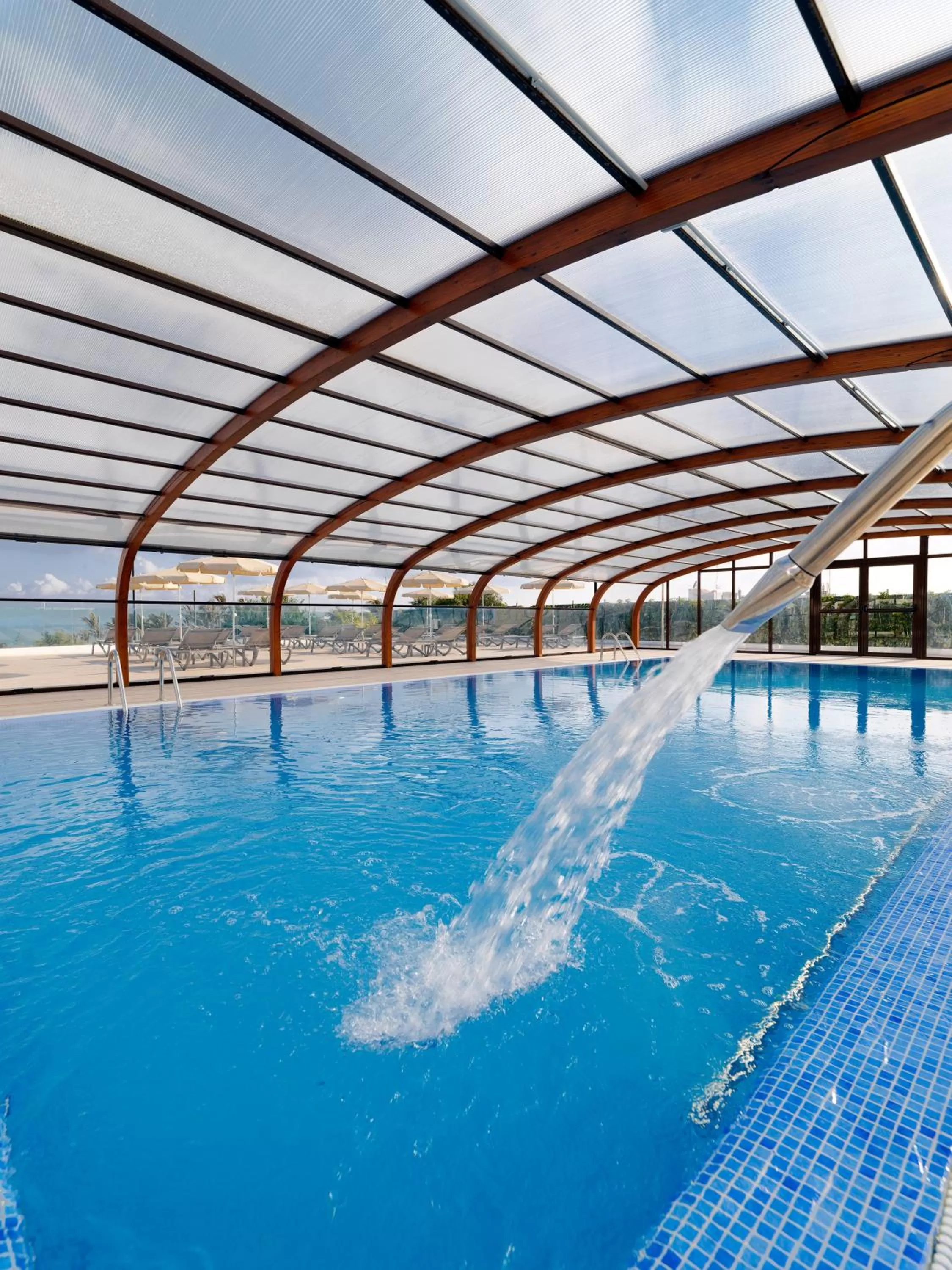 Swimming pool in H10 Lanzarote Princess