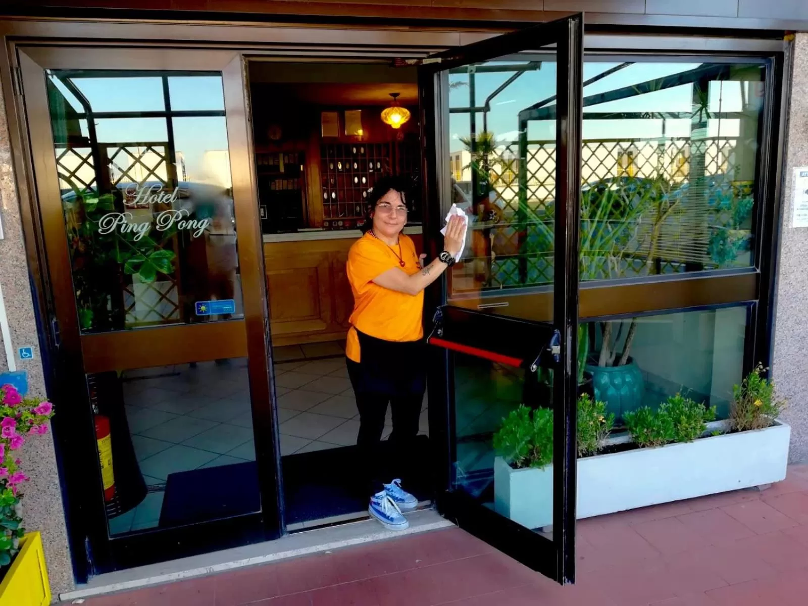 Staff in Hotel Ping Pong