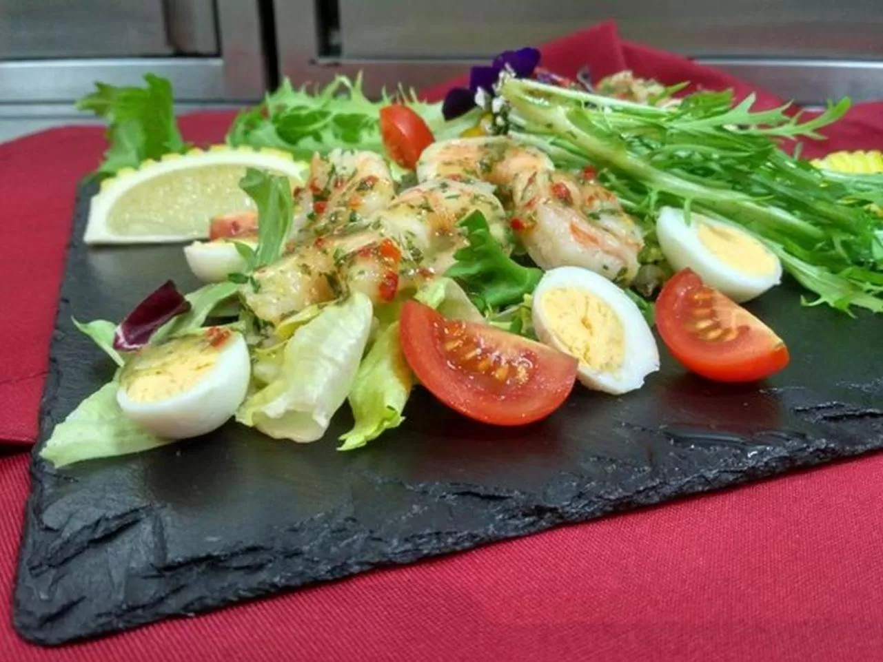 Food close-up in Villa Royal