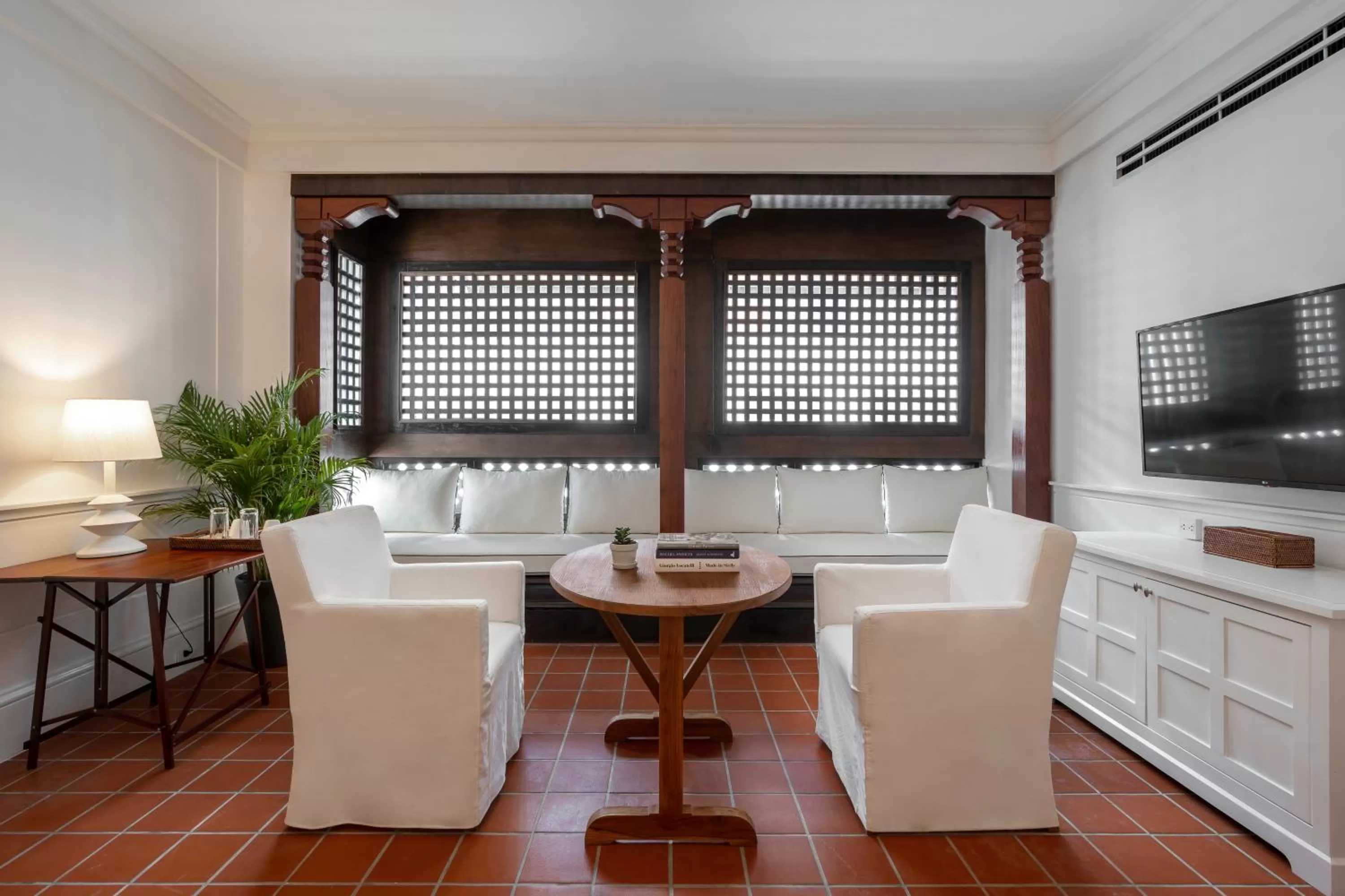 Living room in Bella Nara Hotel Chiang Mai