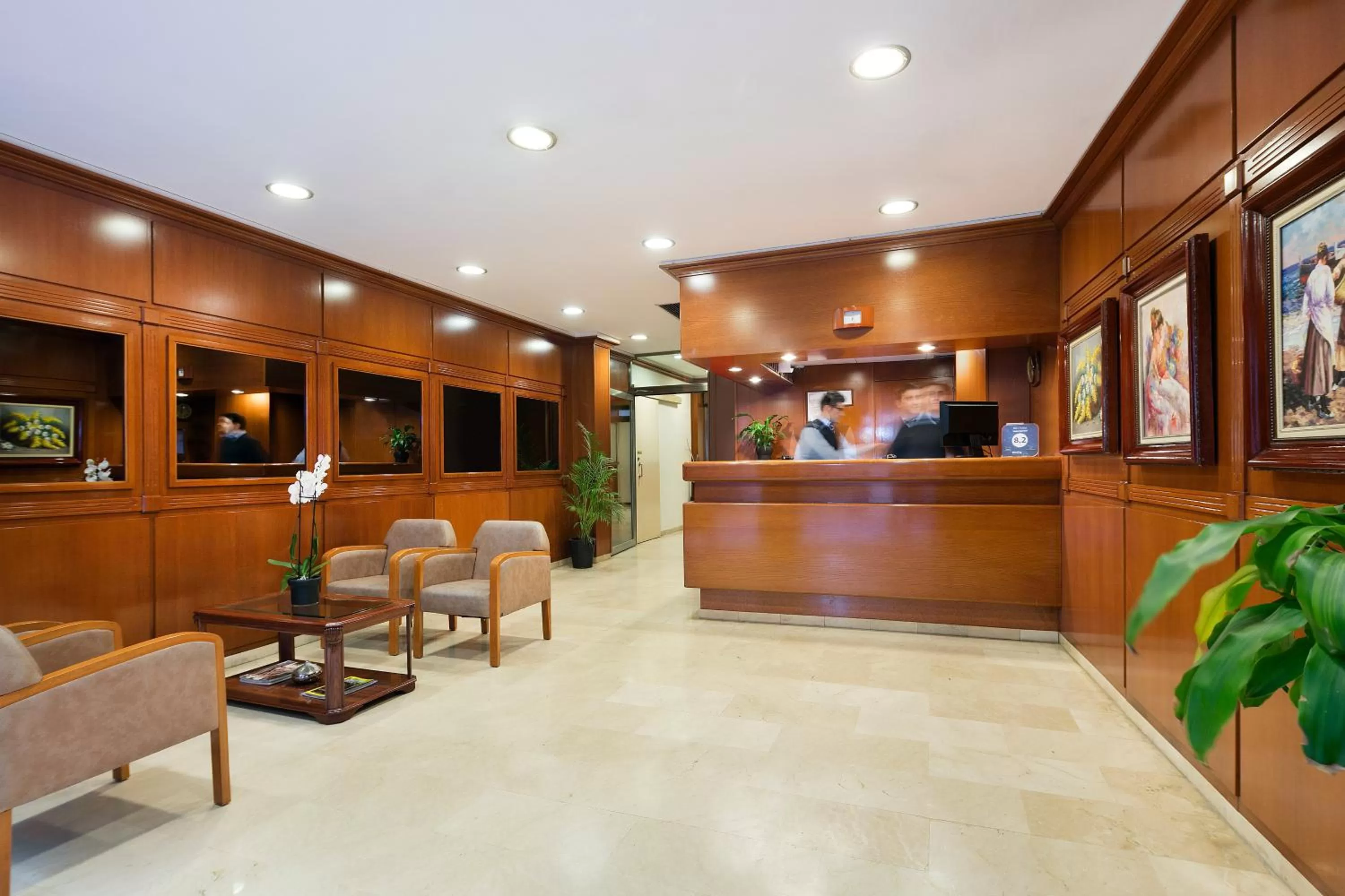 Lobby or reception in Hotel Condal