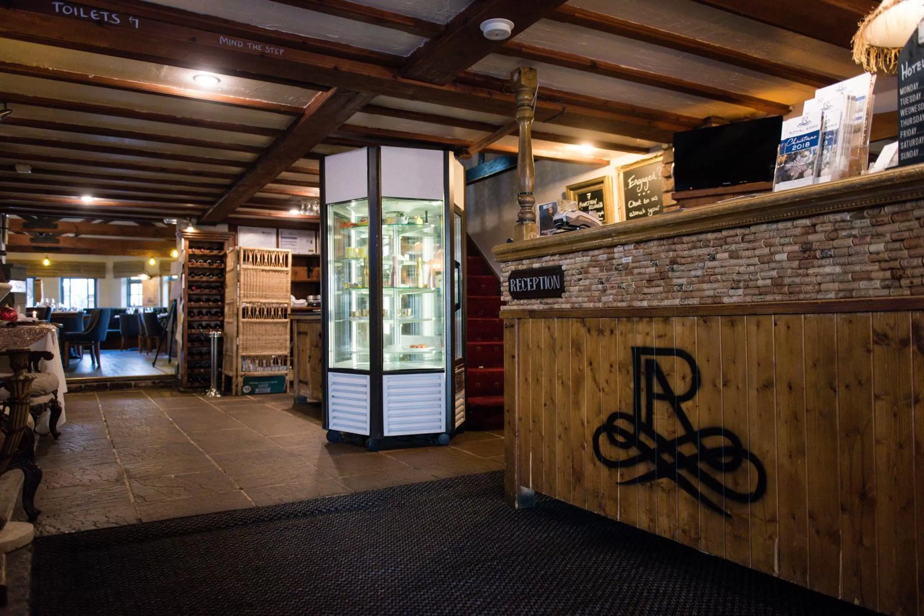 Lobby or reception in The Royal Arms Bed & Breakfast