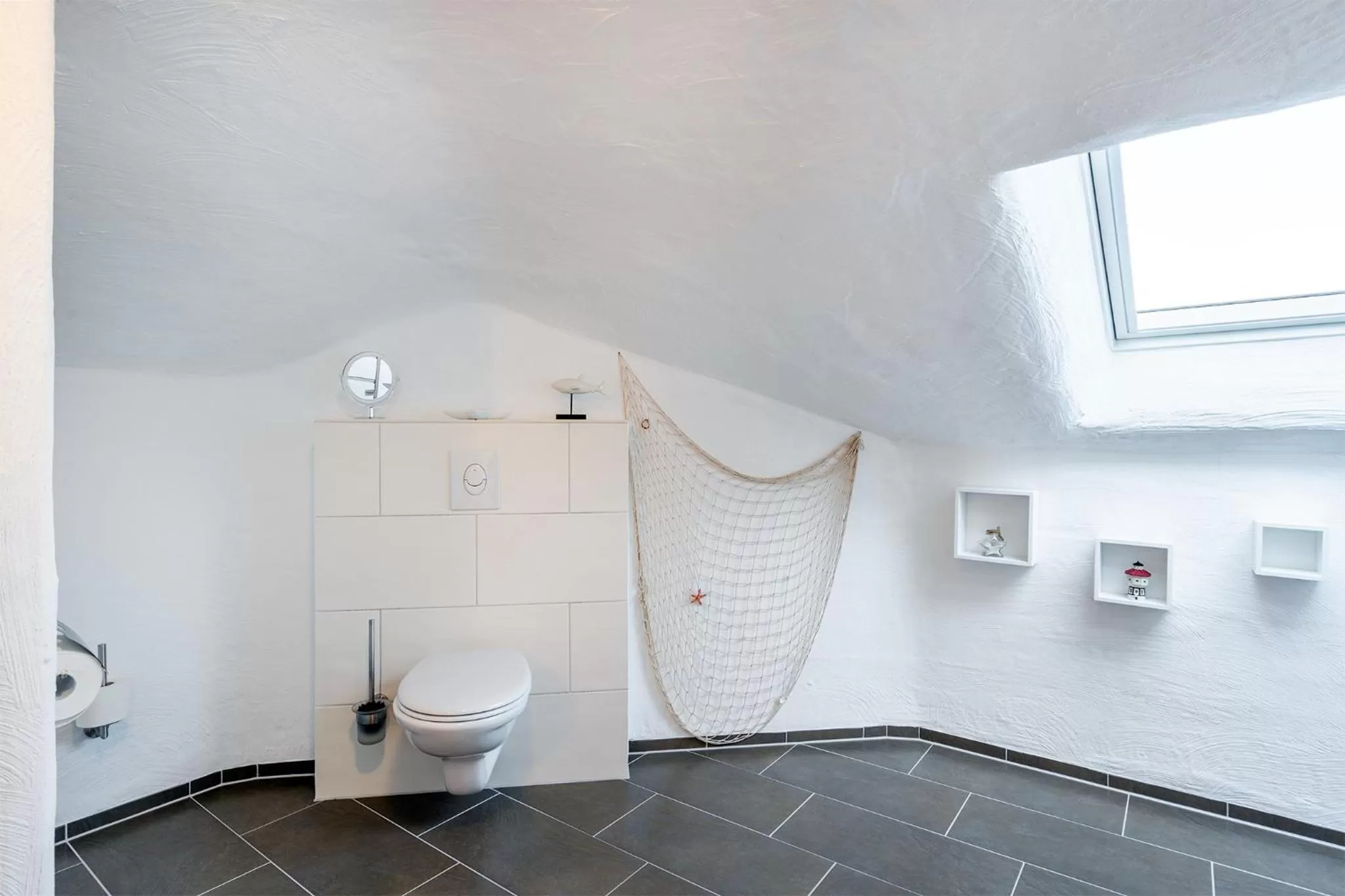 Toilet in Villa Moorstern am Badesee Tannenhausen