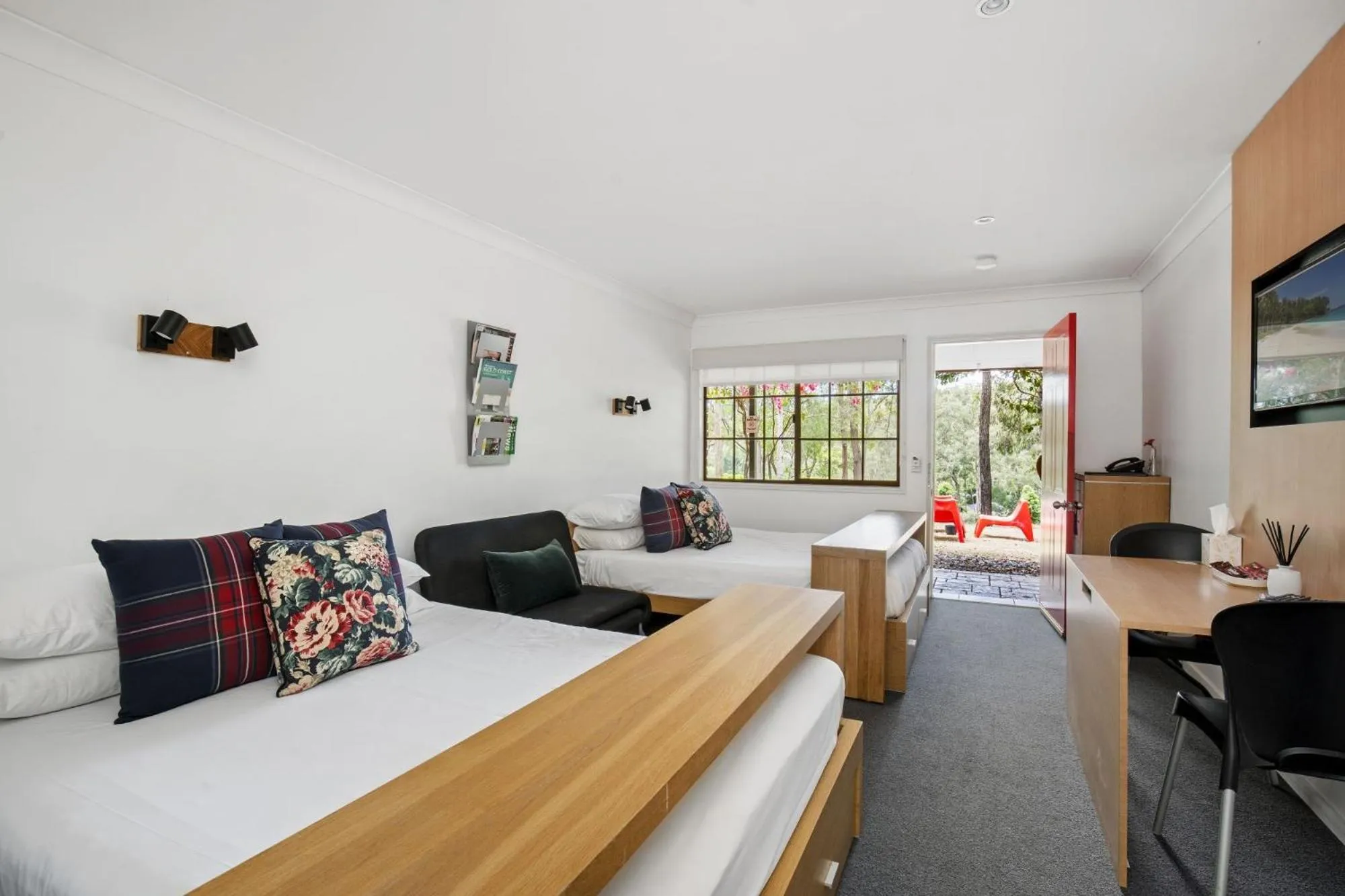 Seating Area in Cedar Creek Lodges
